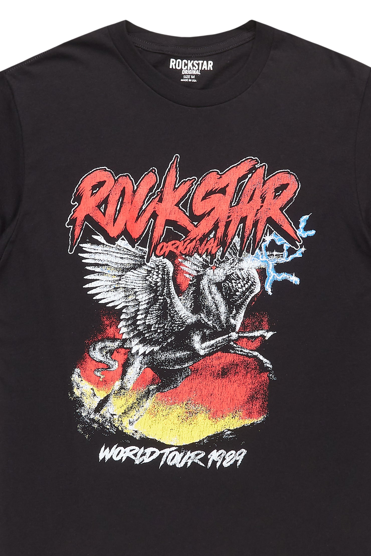 Kenadee Black Graphic T-Shirt