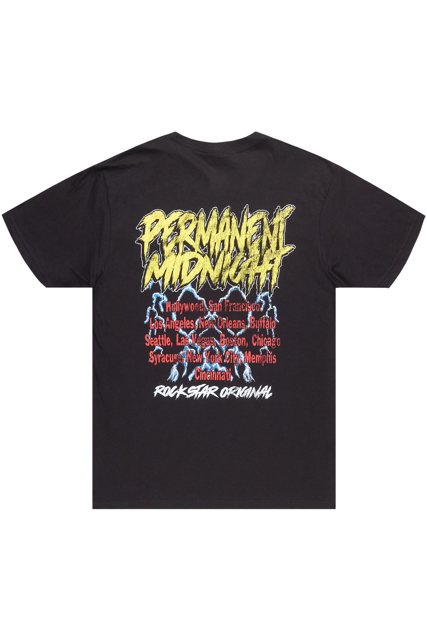 Kenadee Black Graphic T-Shirt