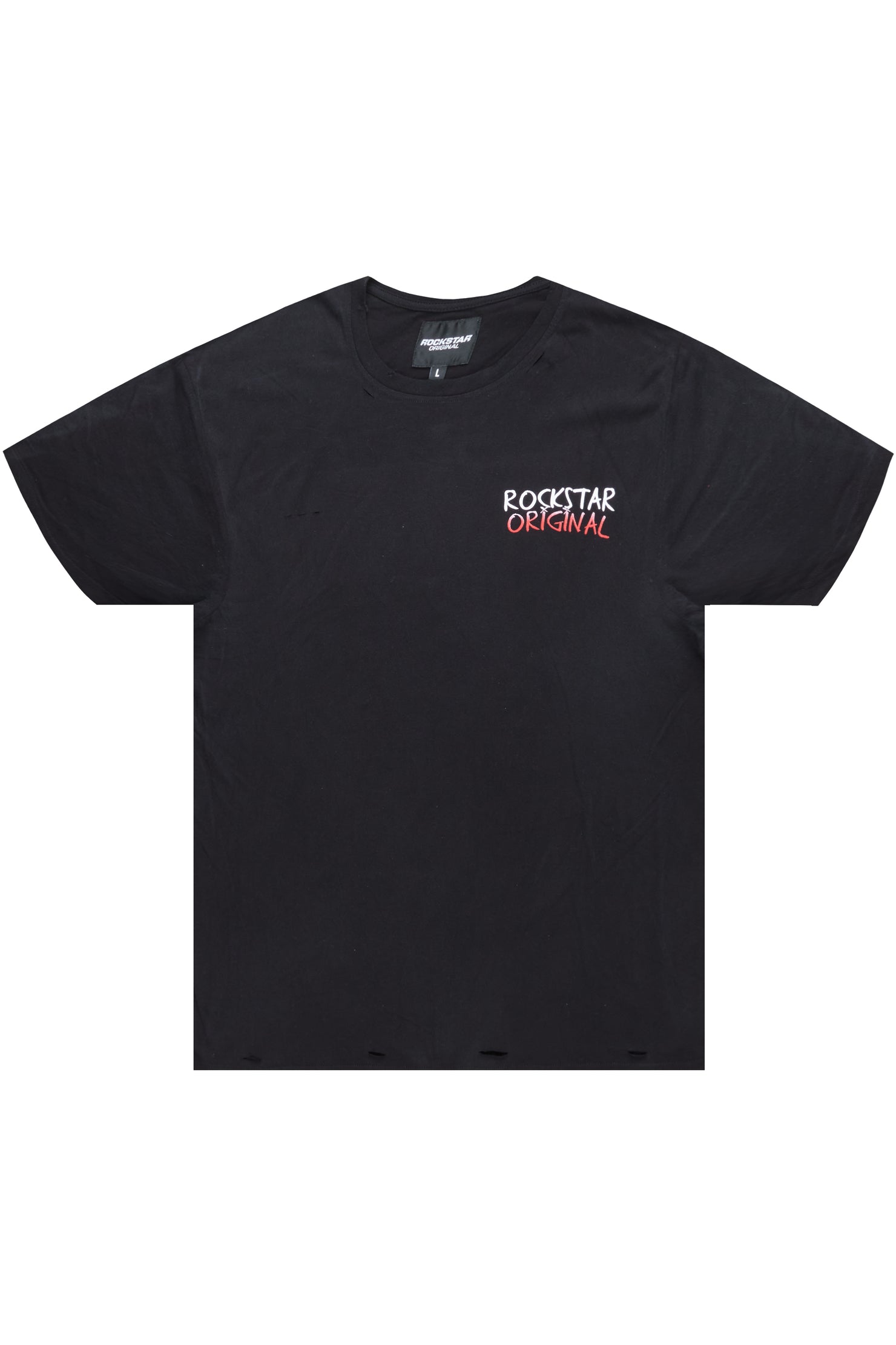 Keltone Black Graphic T-Shirt