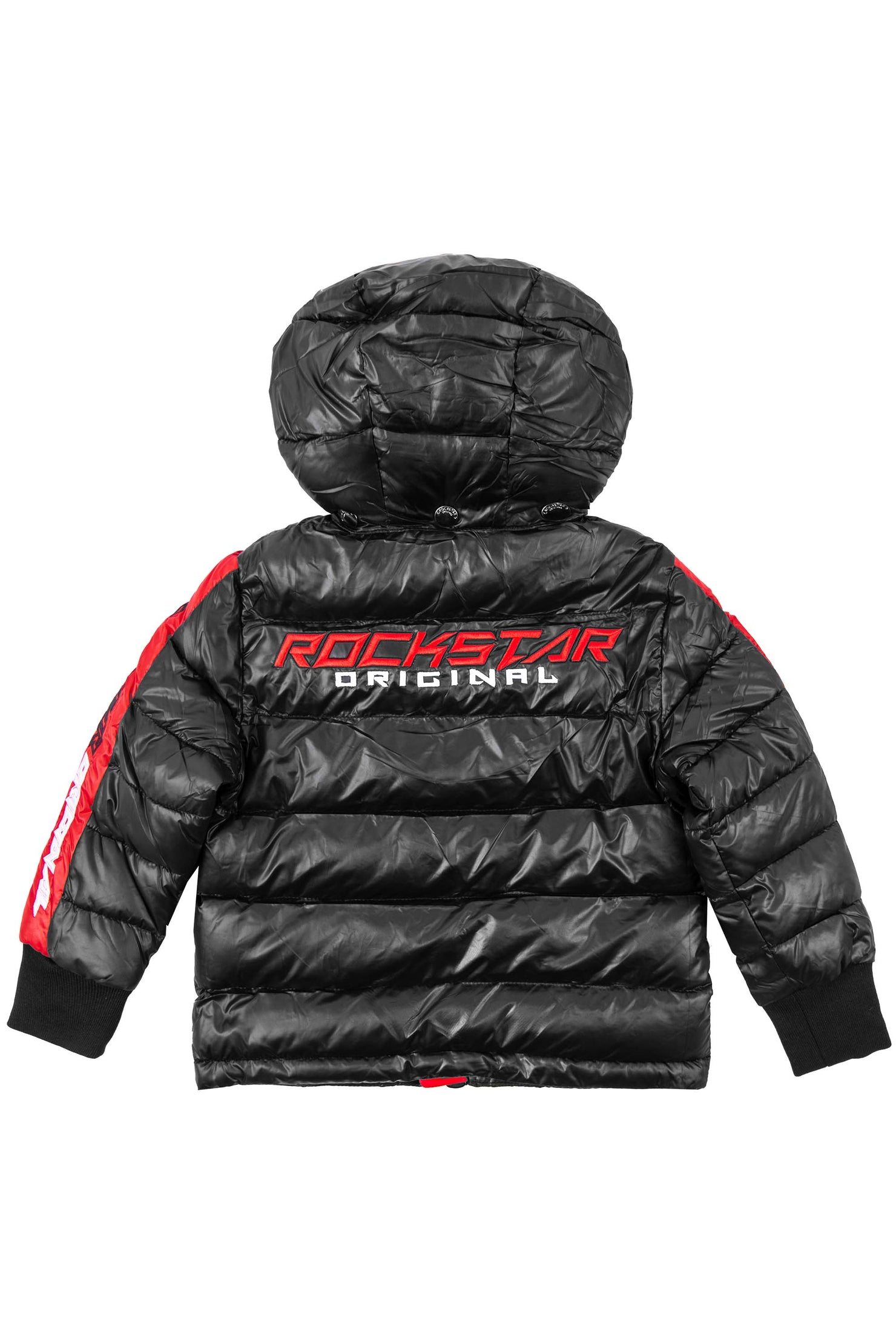 Girls Alaina Black Puffer Jacket