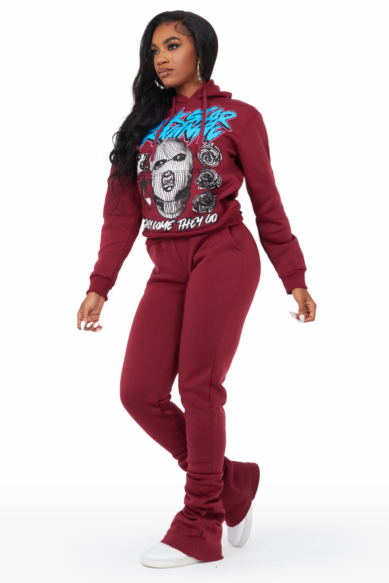 Kila Burgundy Super Stacked Trackset