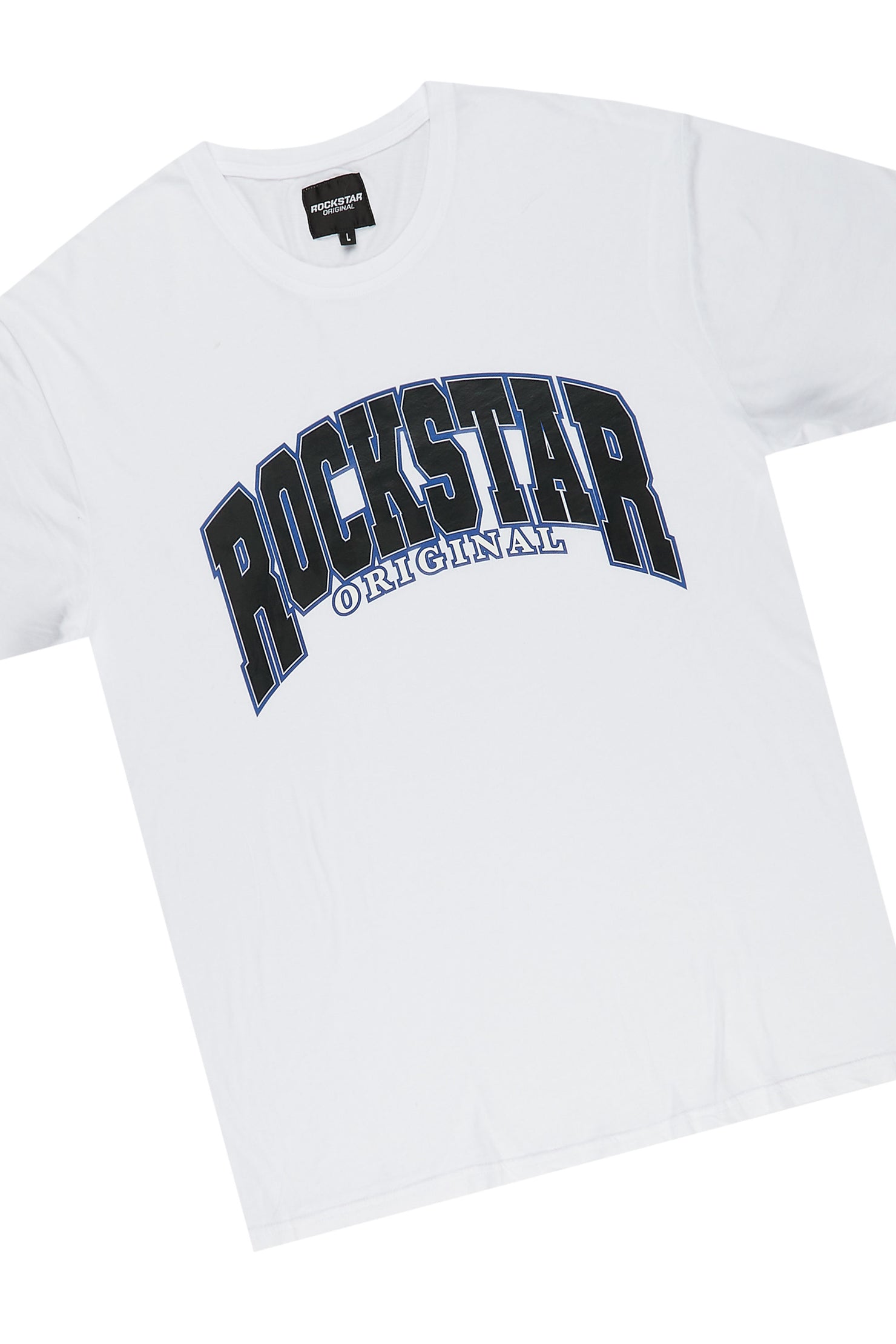 Knox White Graphic T-Shirt Short Set