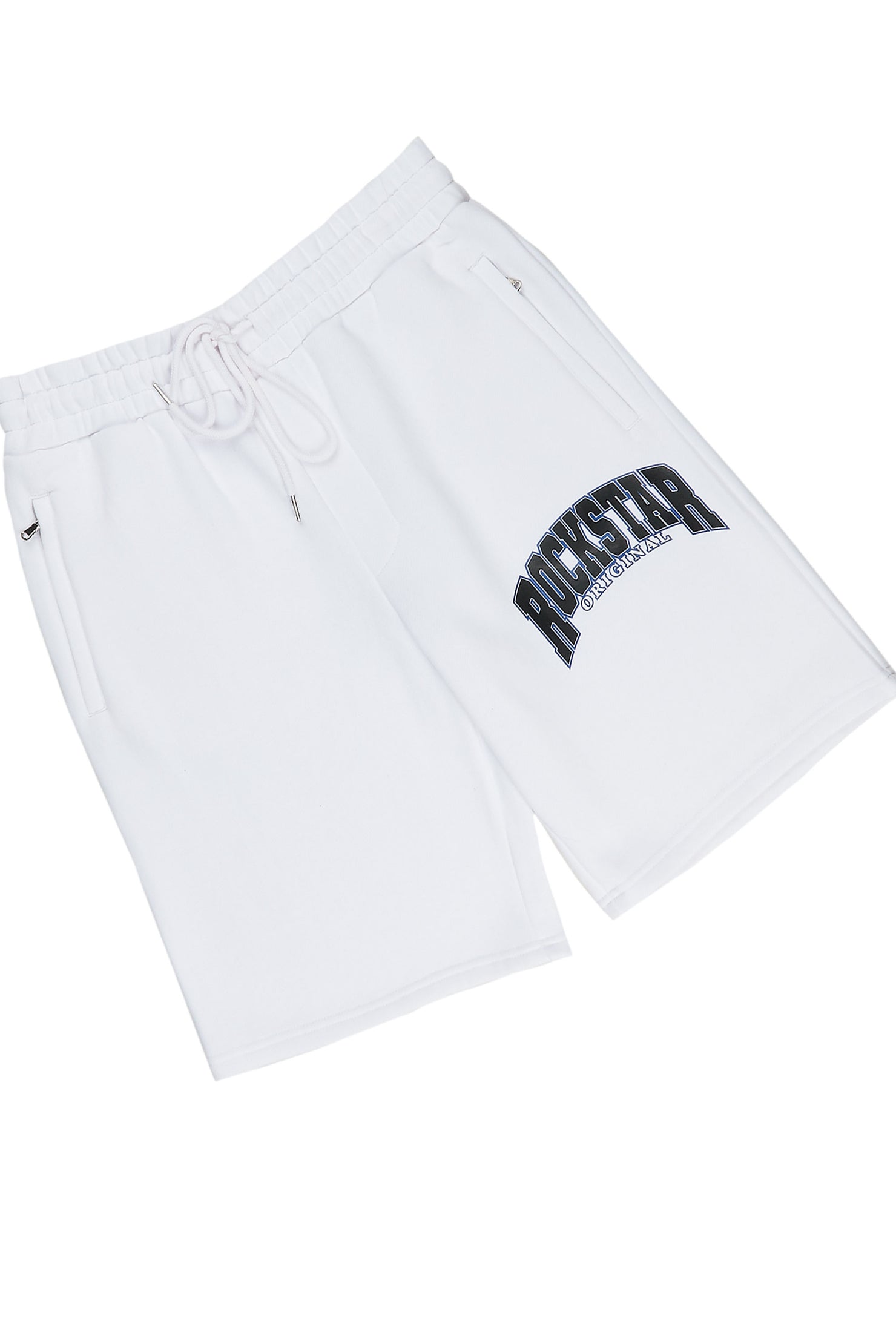 Knox White Graphic T-Shirt Short Set