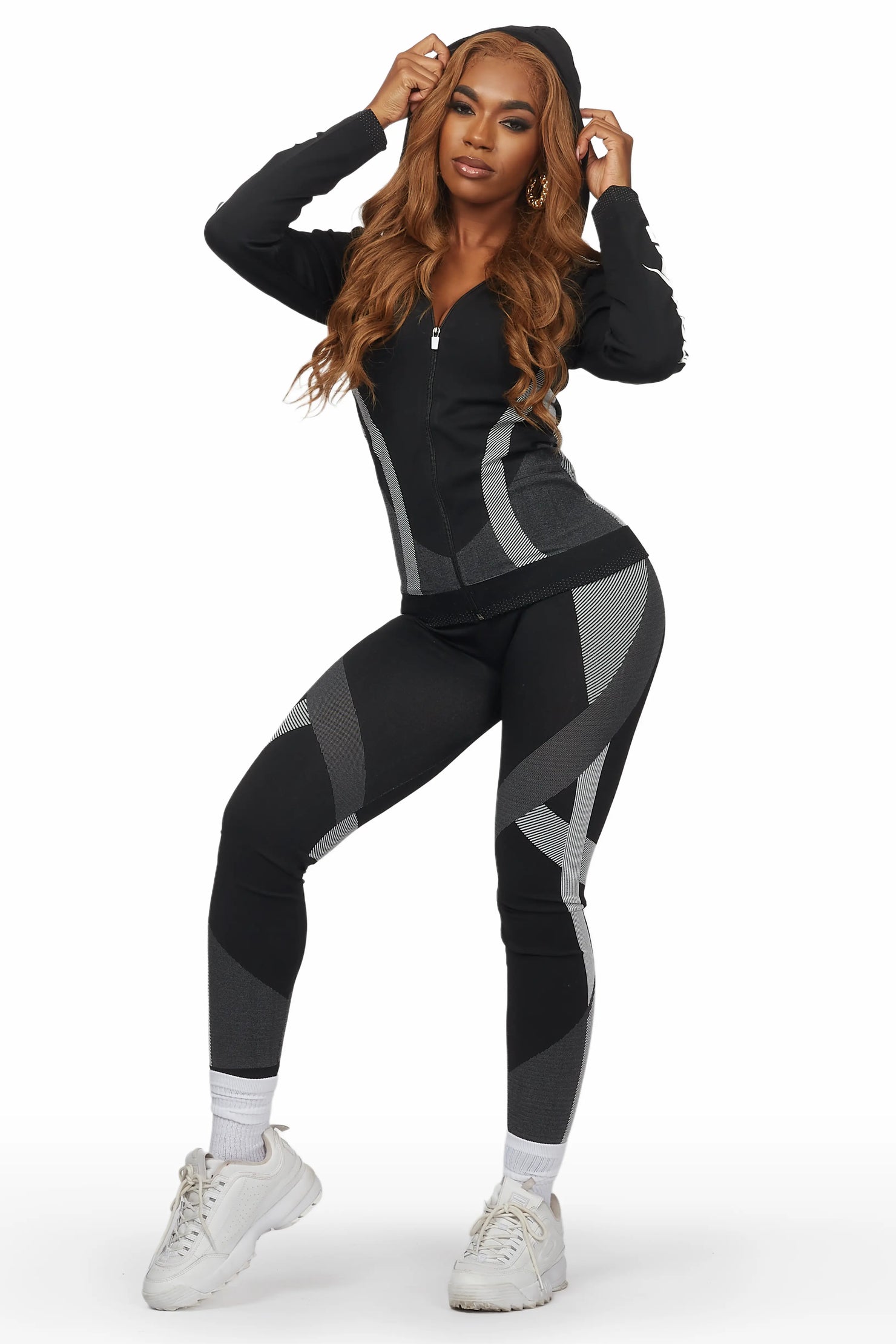 Latisha Black Active Set