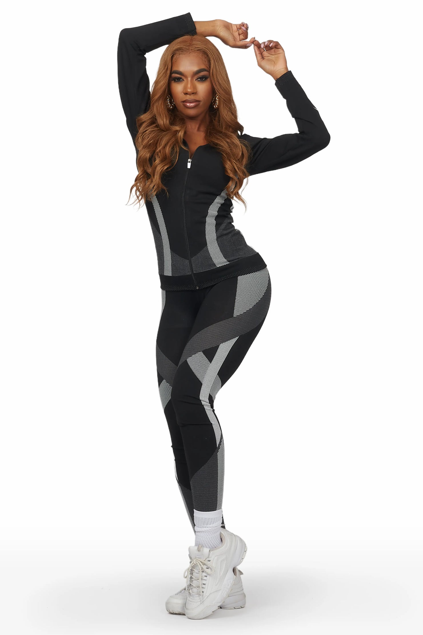 Latisha Black Active Set