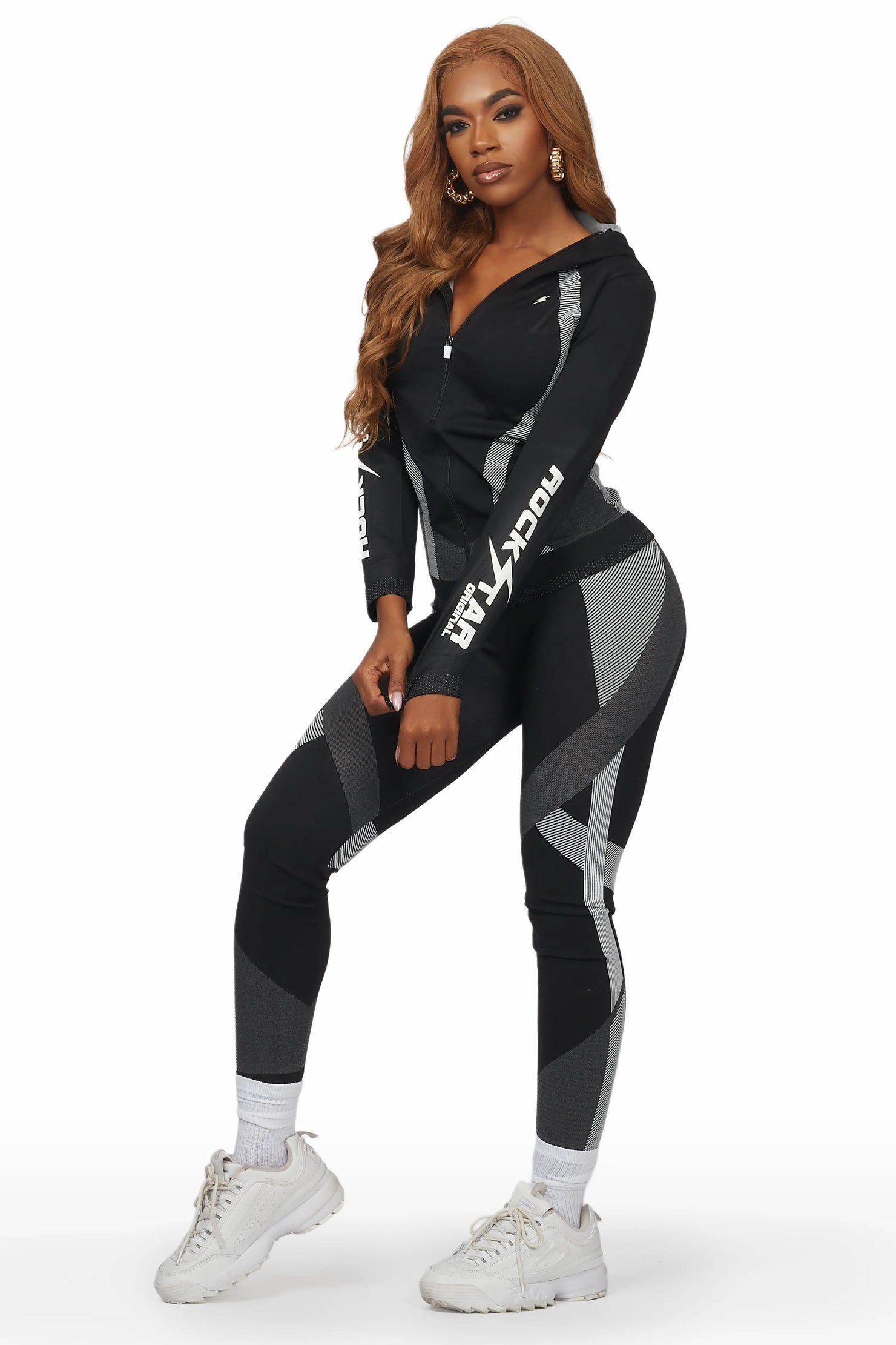 Latisha Black Active Set