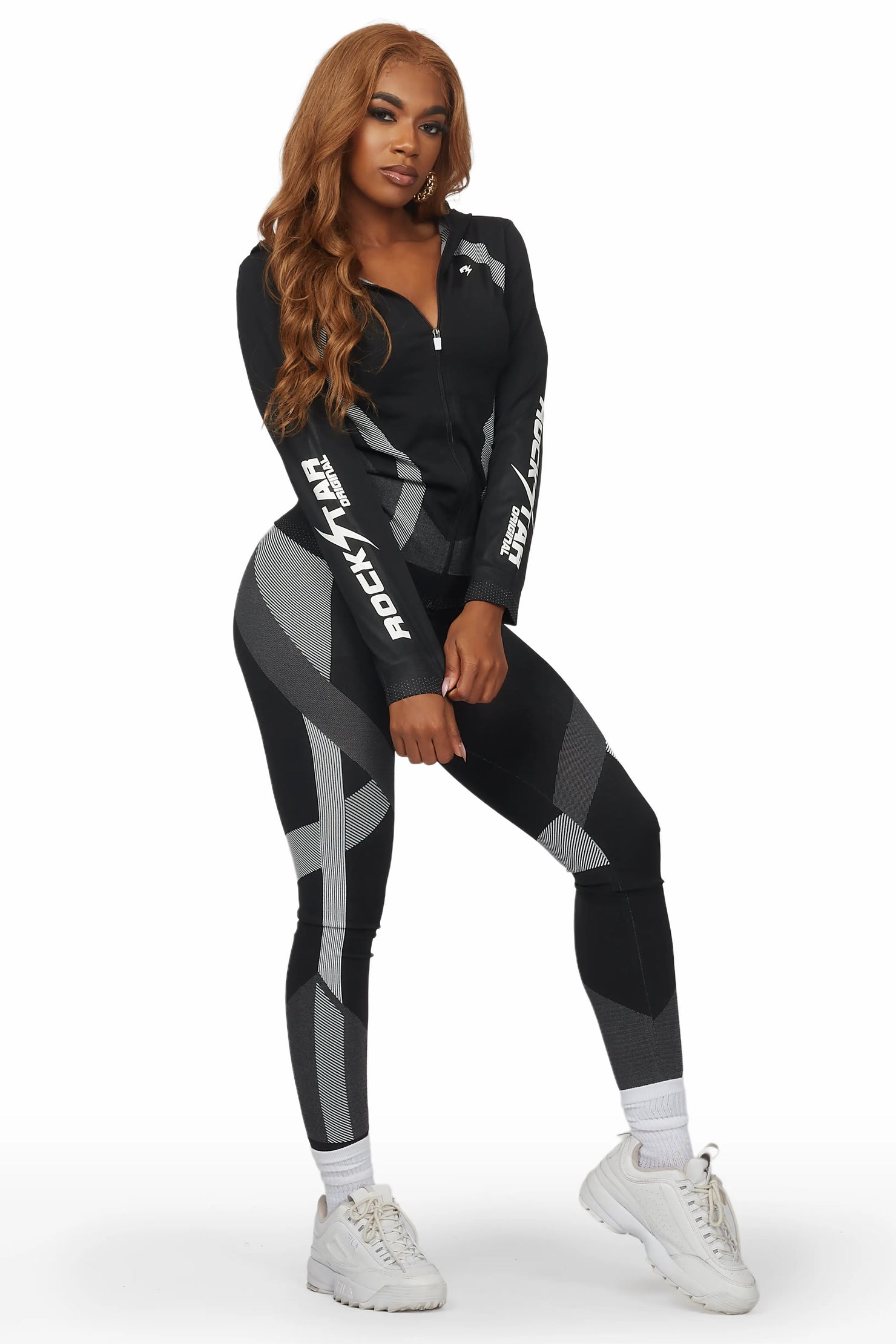 Latisha Black Active Set