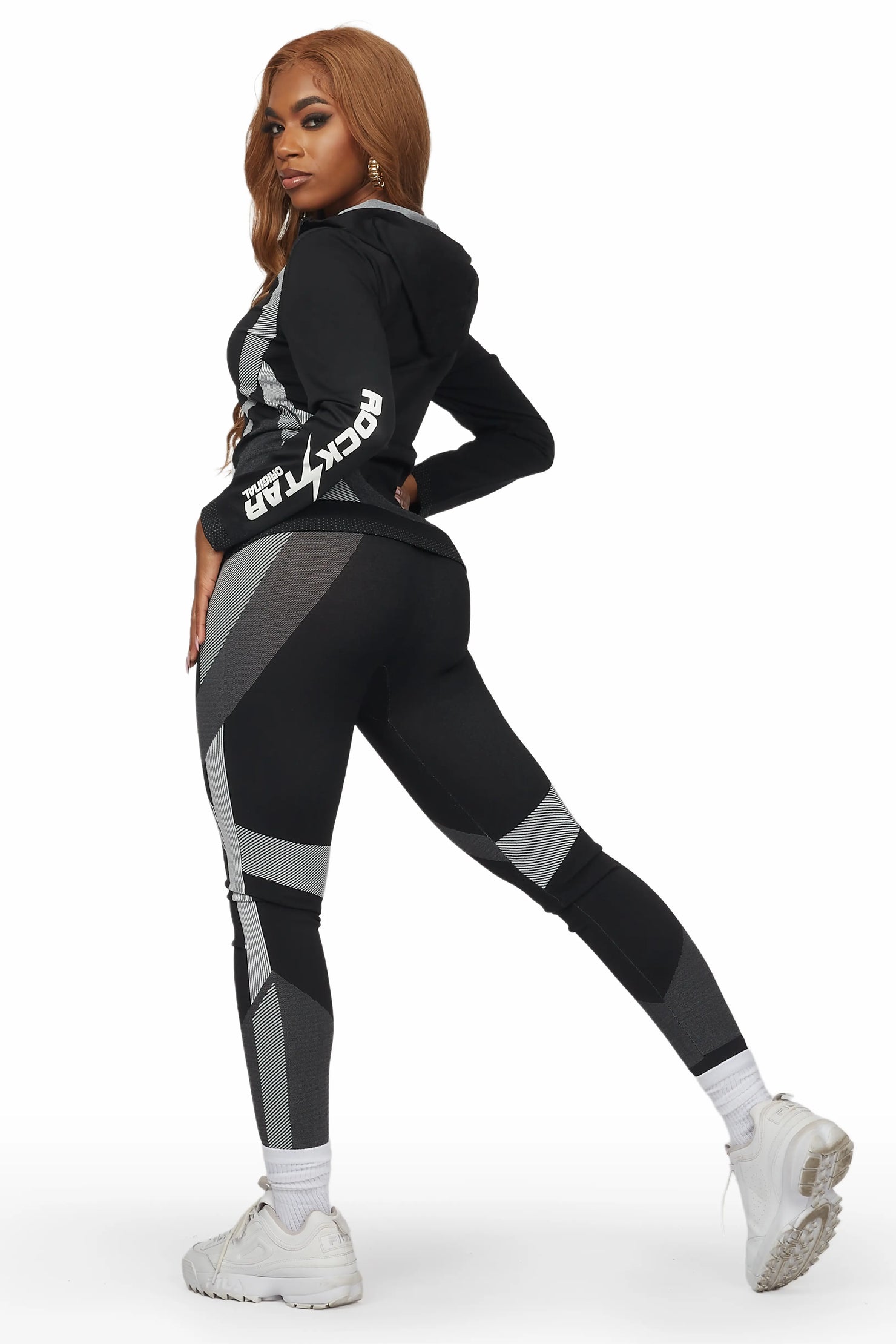Latisha Black Active Set
