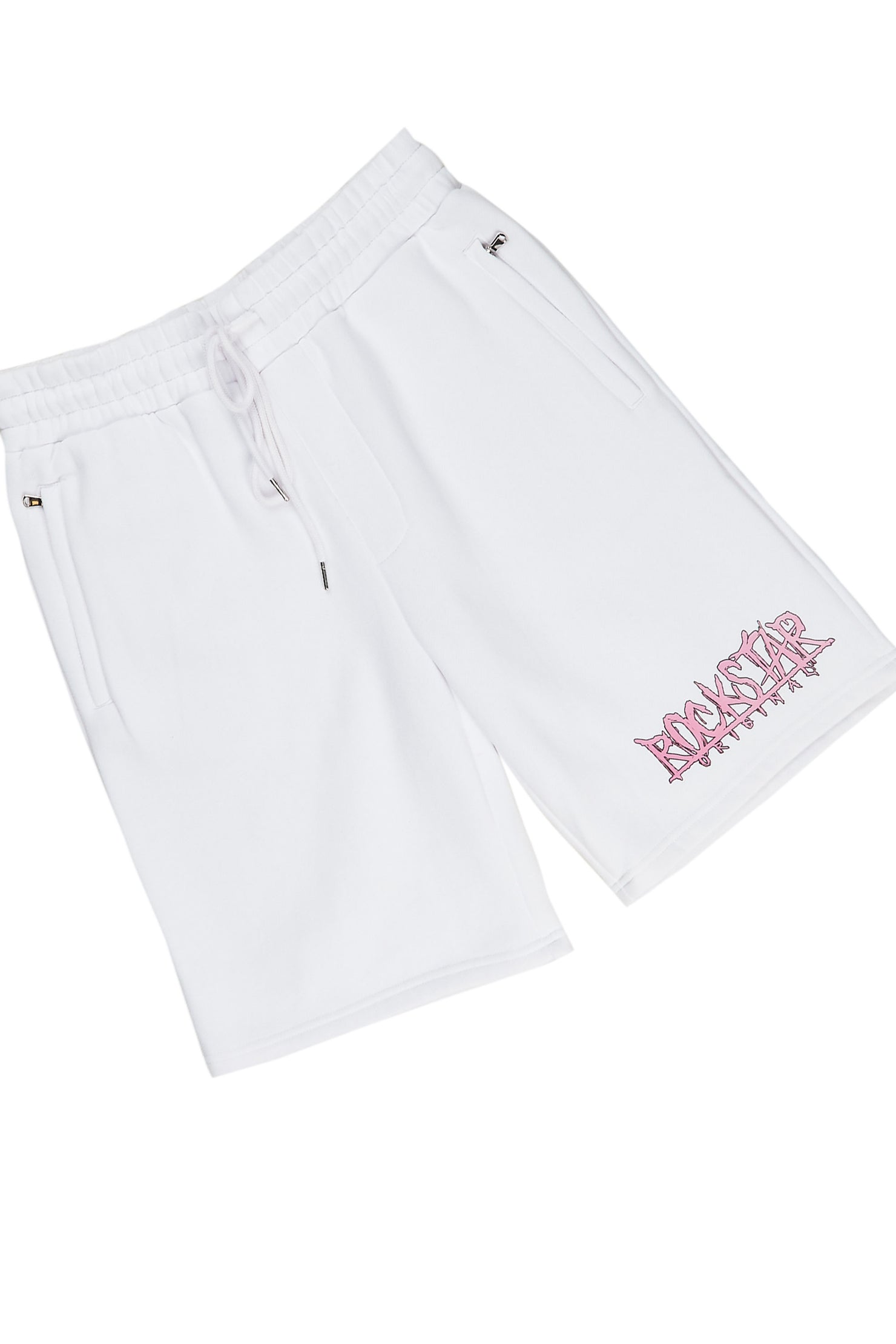 Lux White Graphic T-Shirt Short Set