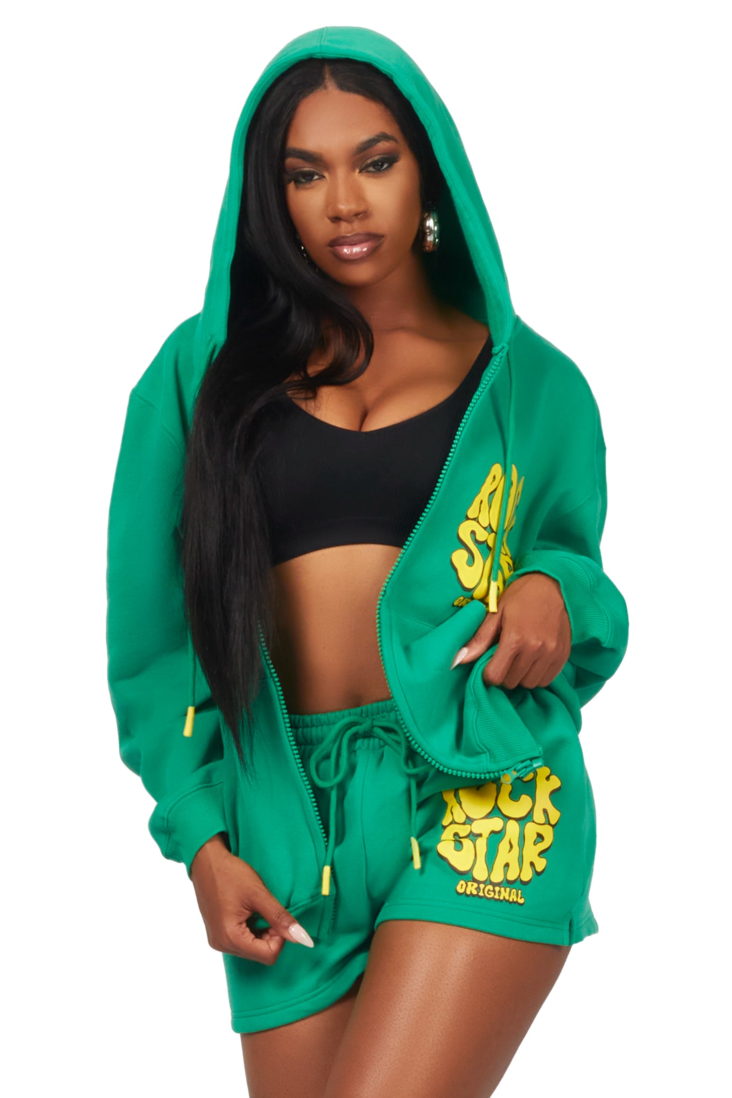 Teagan Green Short Set