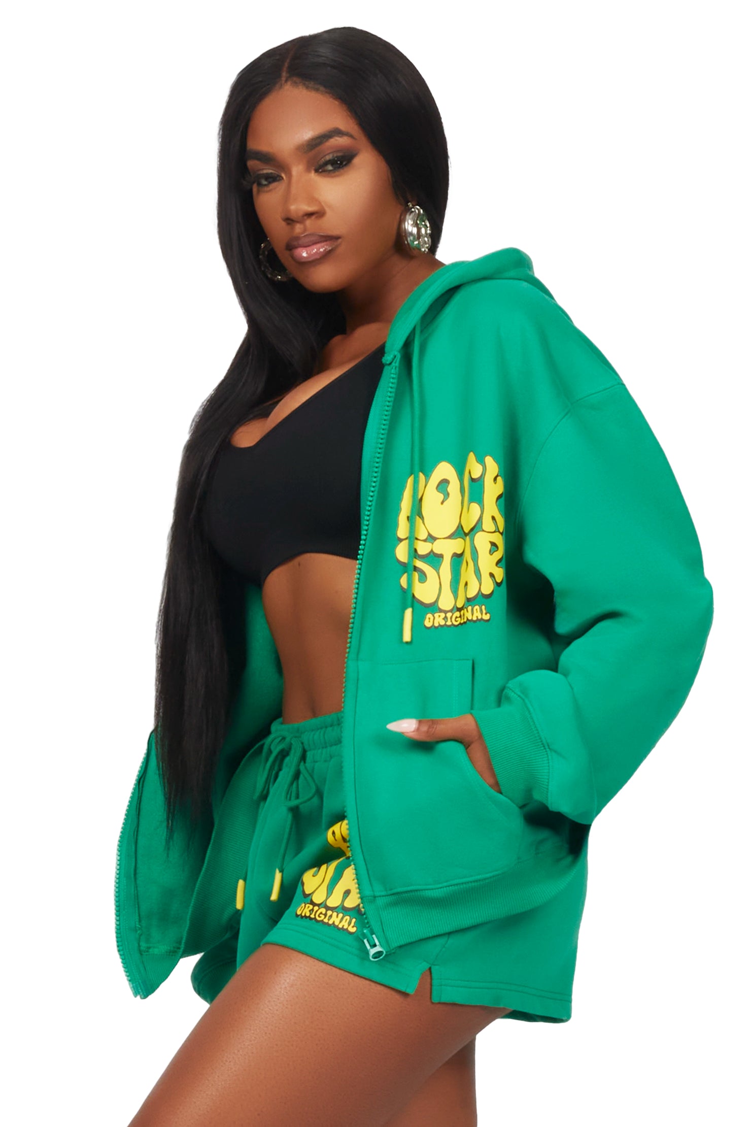 Teagan Green Short Set