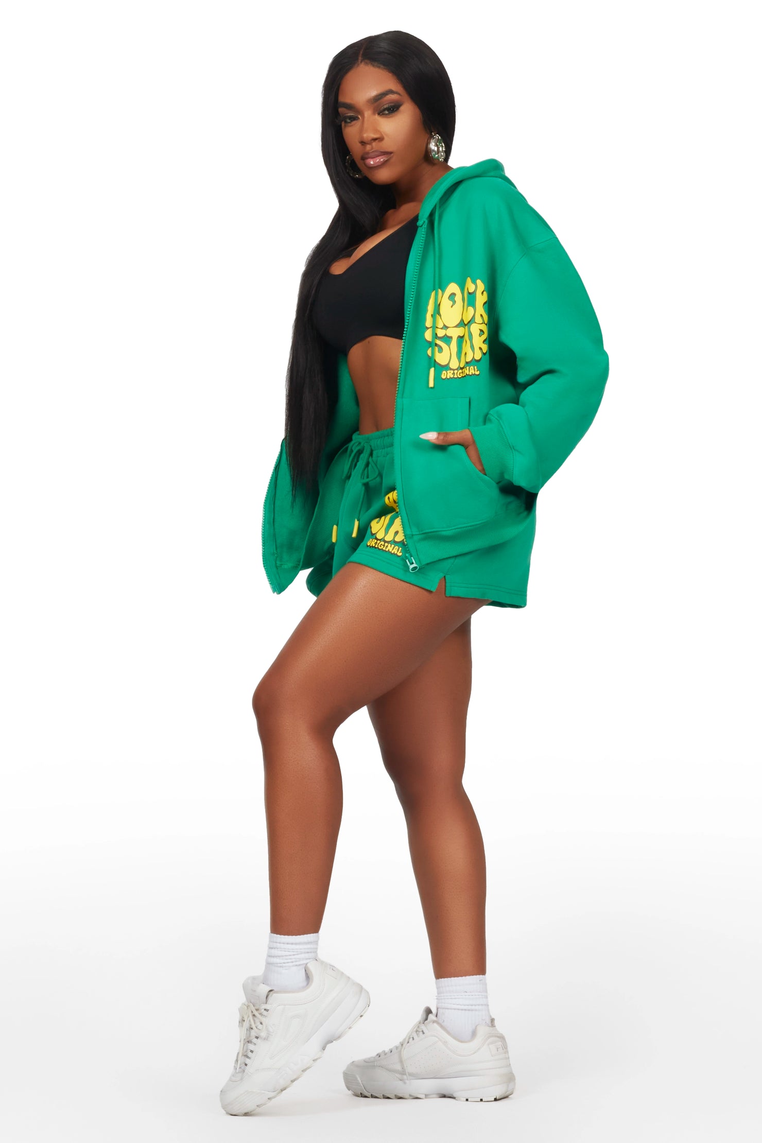 Teagan Green Short Set