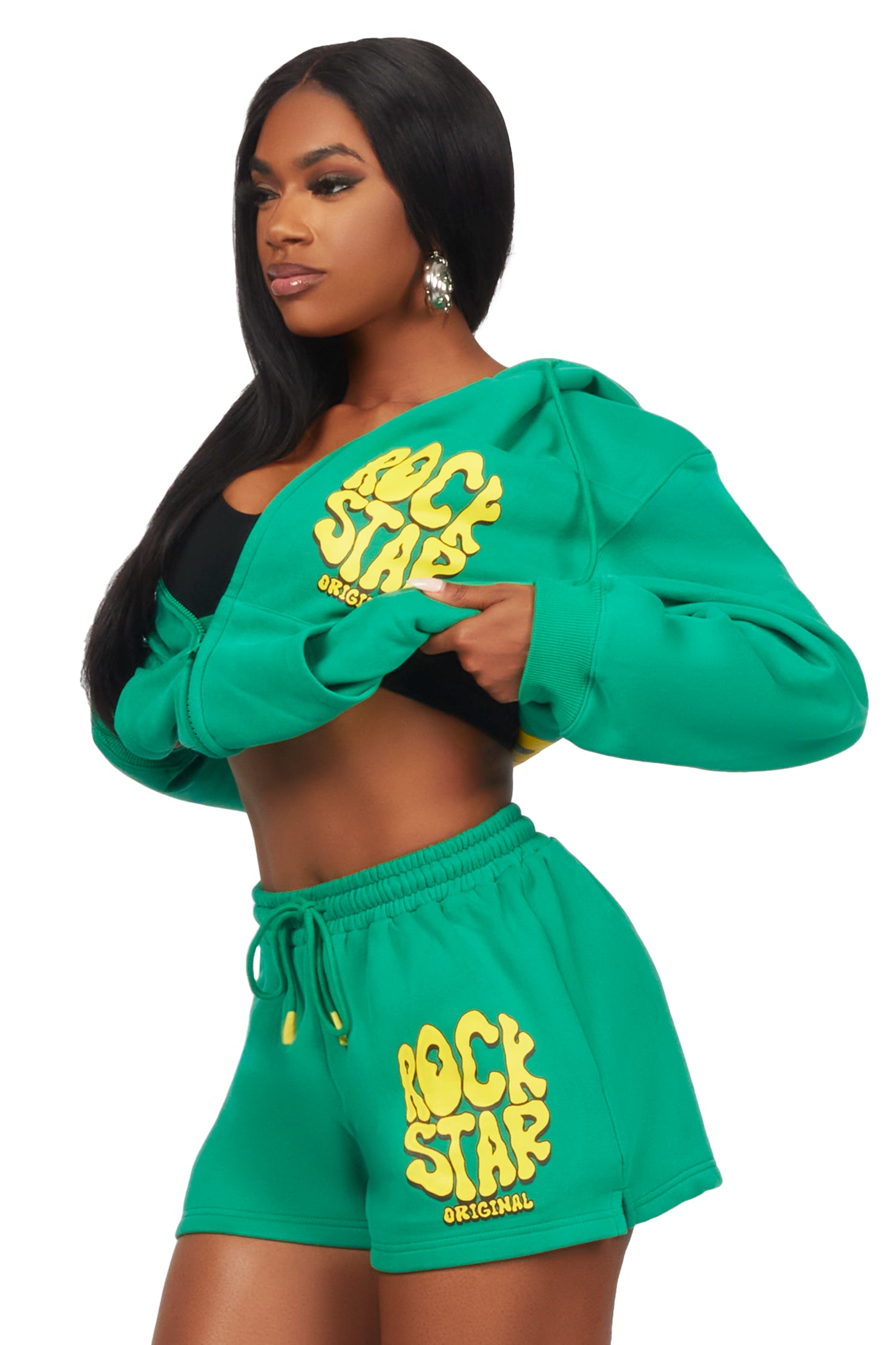 Teagan Green Short Set