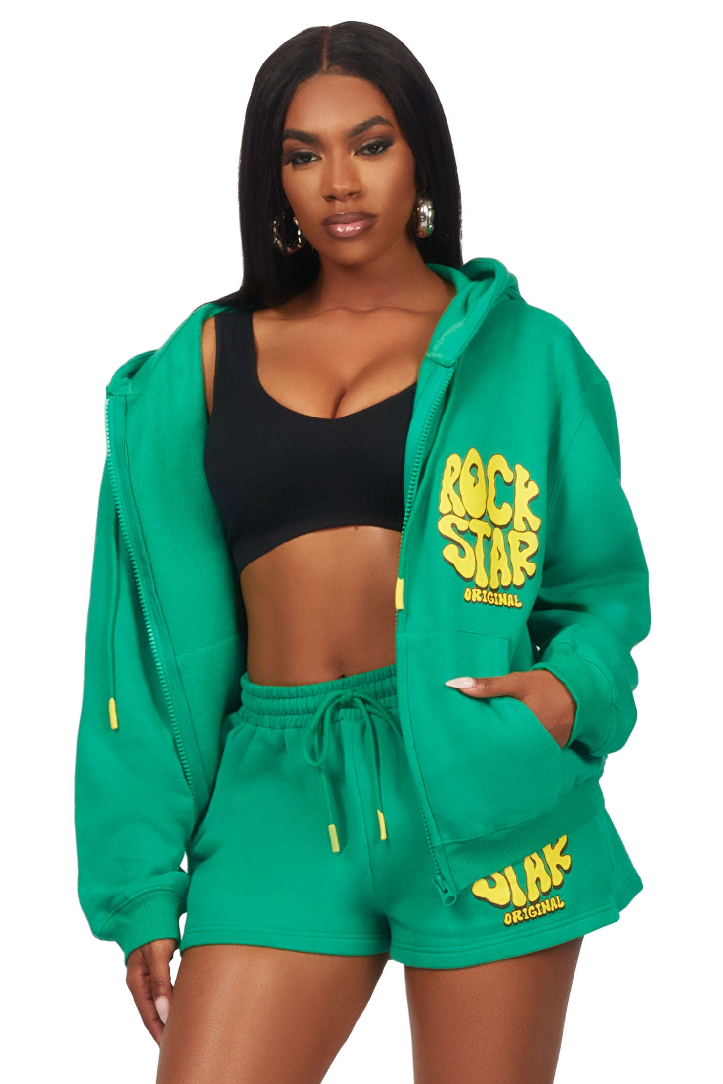 Teagan Green Short Set