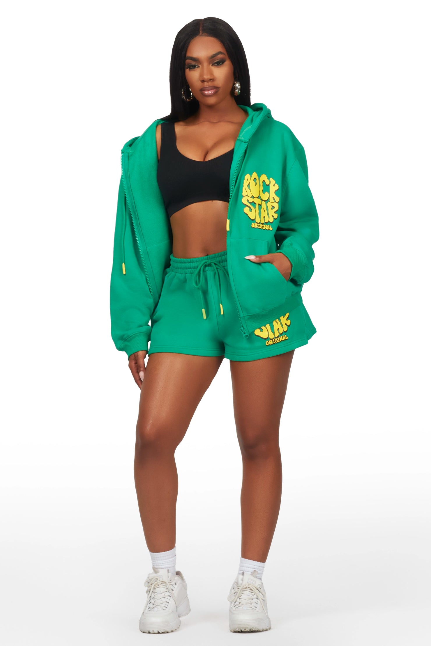 Teagan Green Short Set