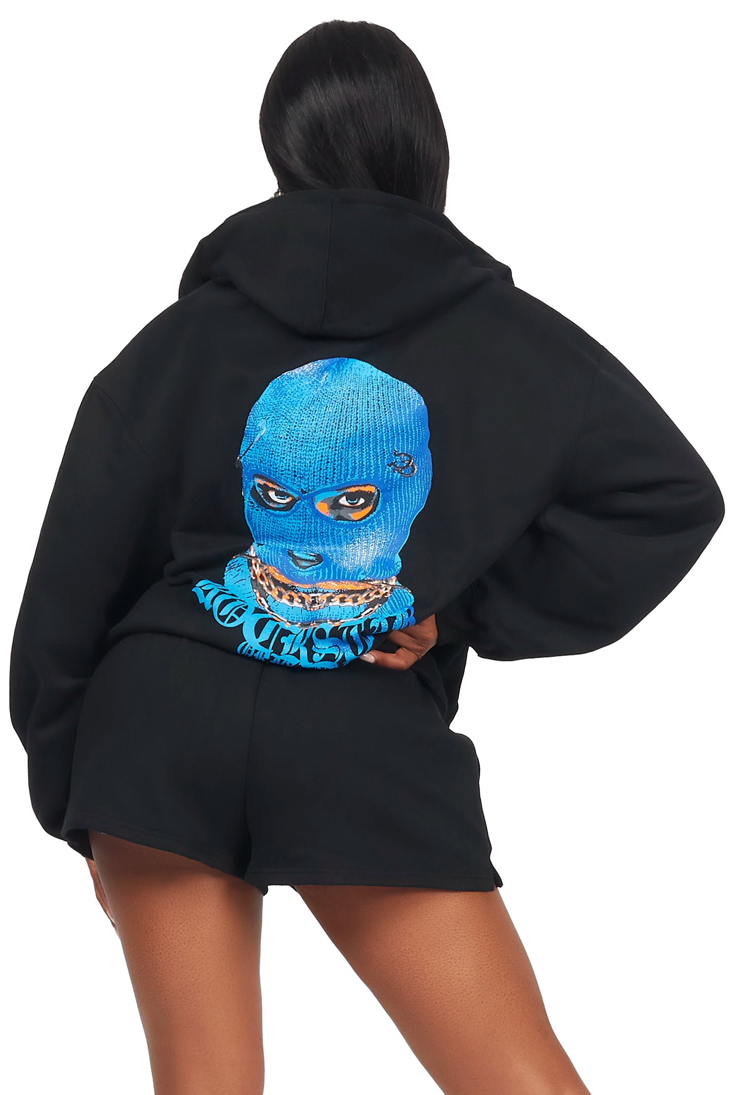 Catch Her Black Short Set