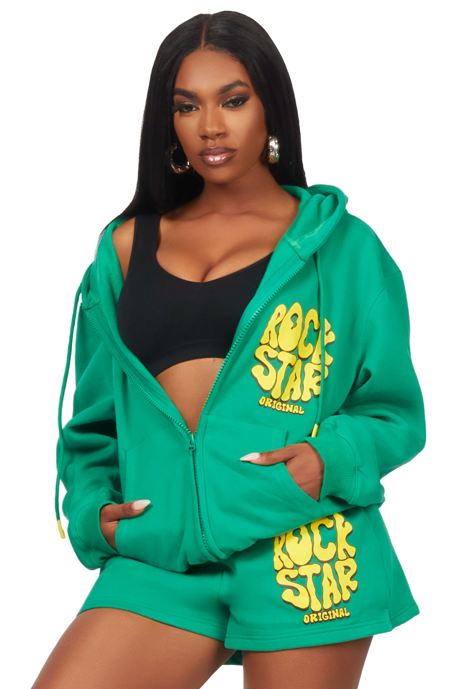 Teagan Green Short Set