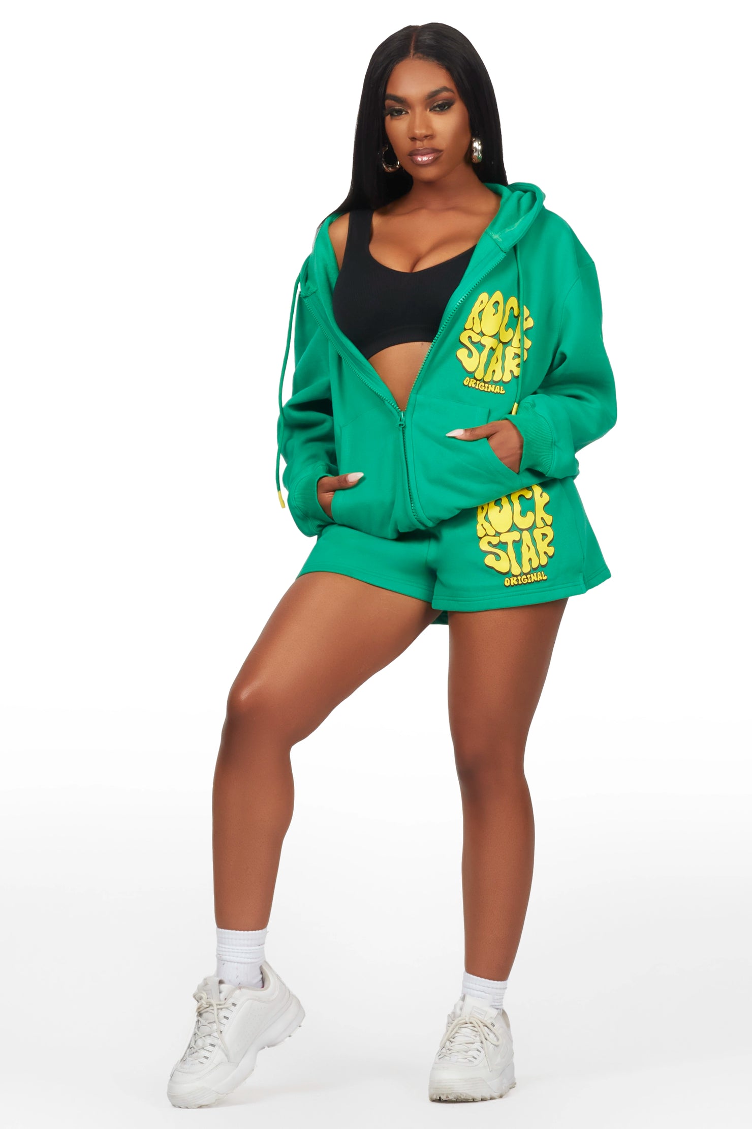 Teagan Green Short Set