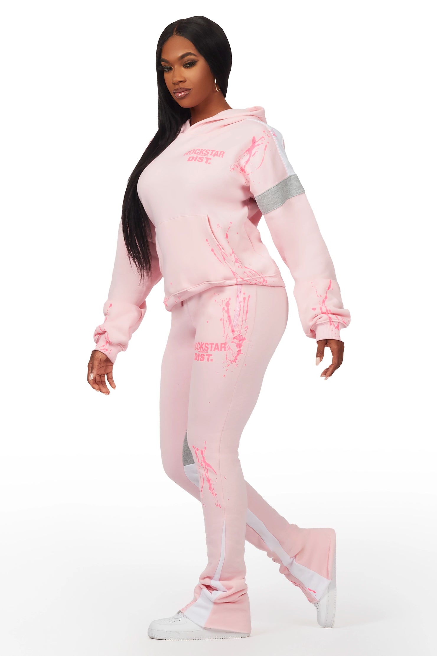 Kyteona Light Pink Inset Stacked Trackset