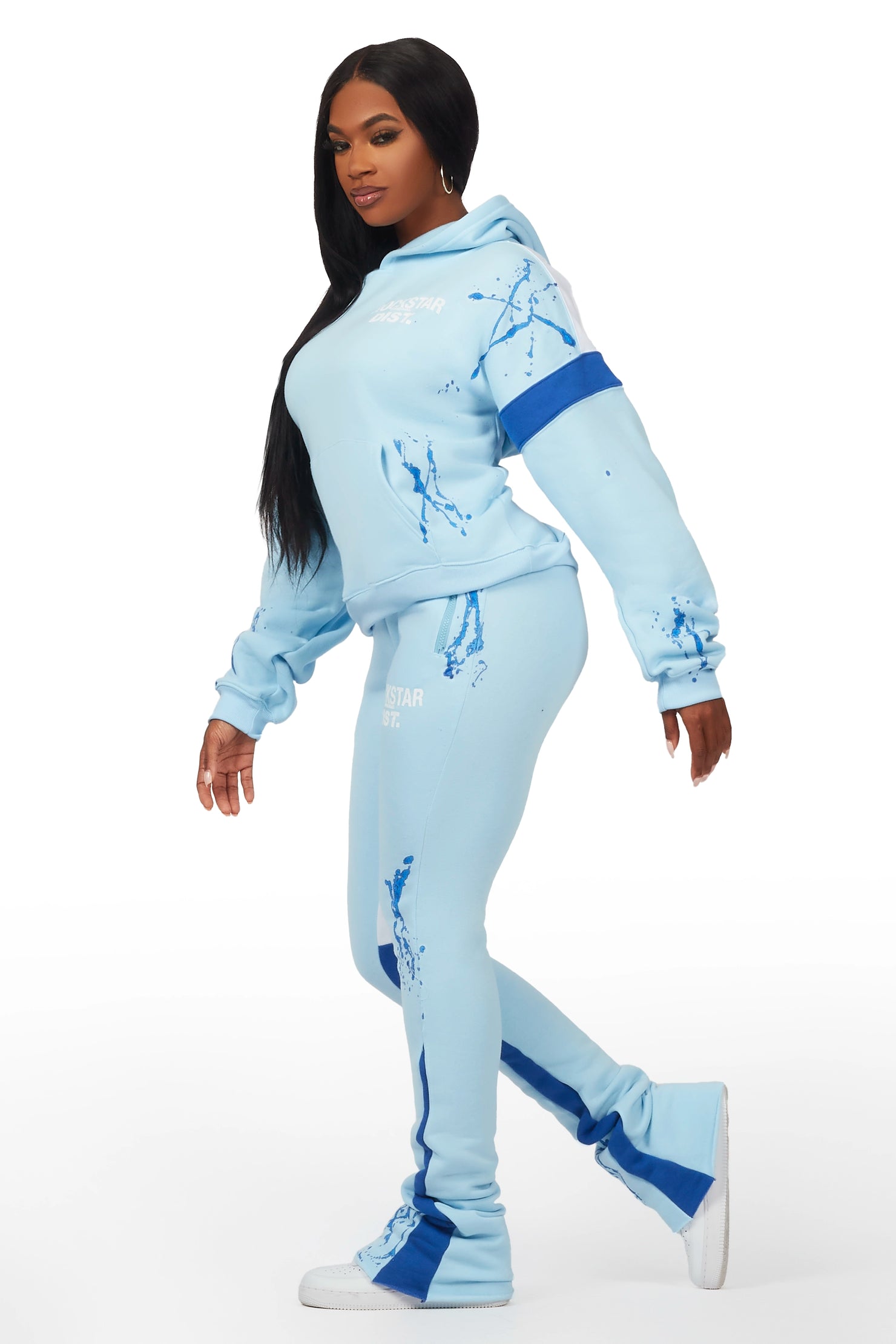 Kyteona Baby Blue Inset Stacked Trackset