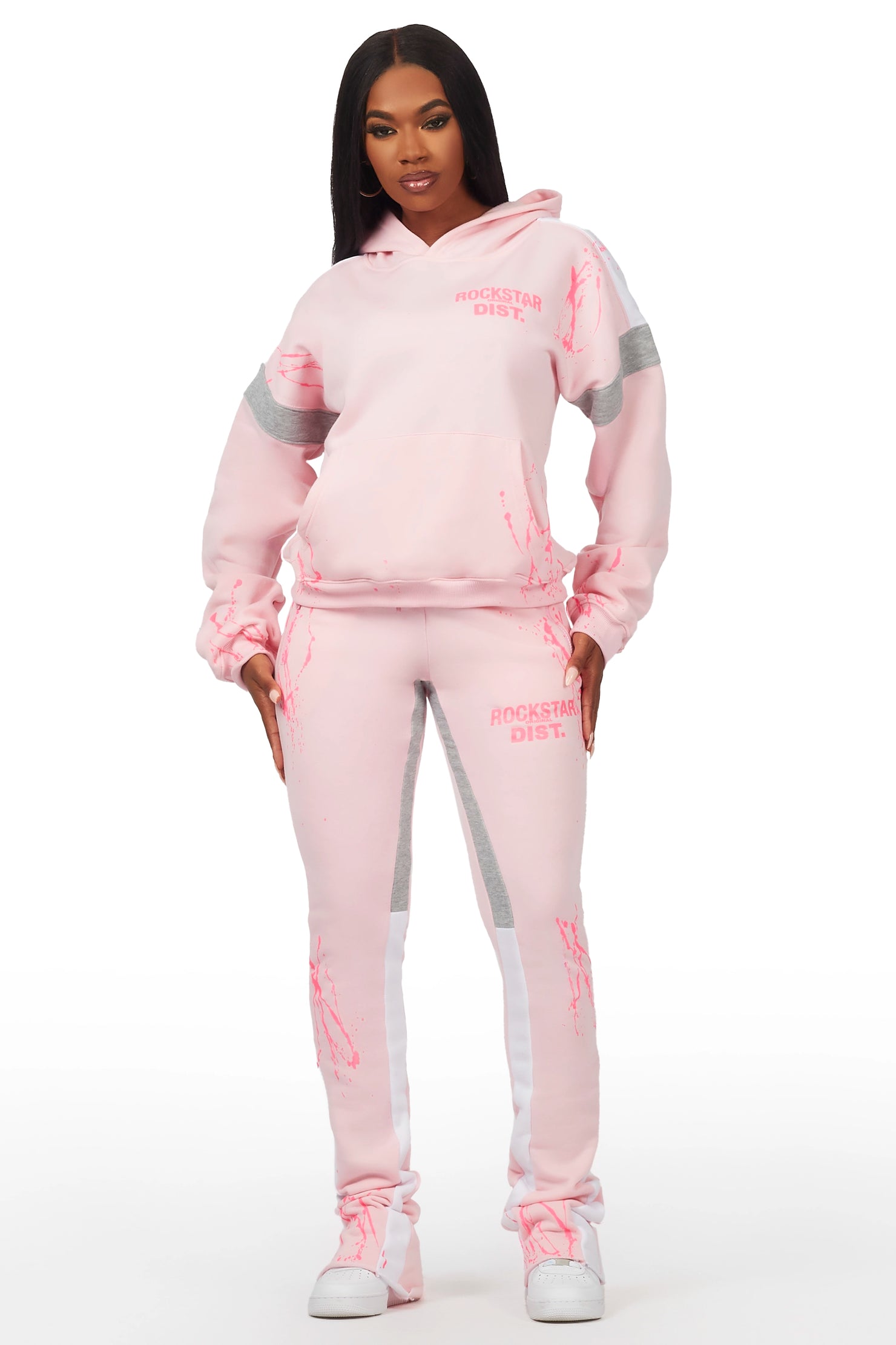 Kyteona Light Pink Inset Stacked Trackset