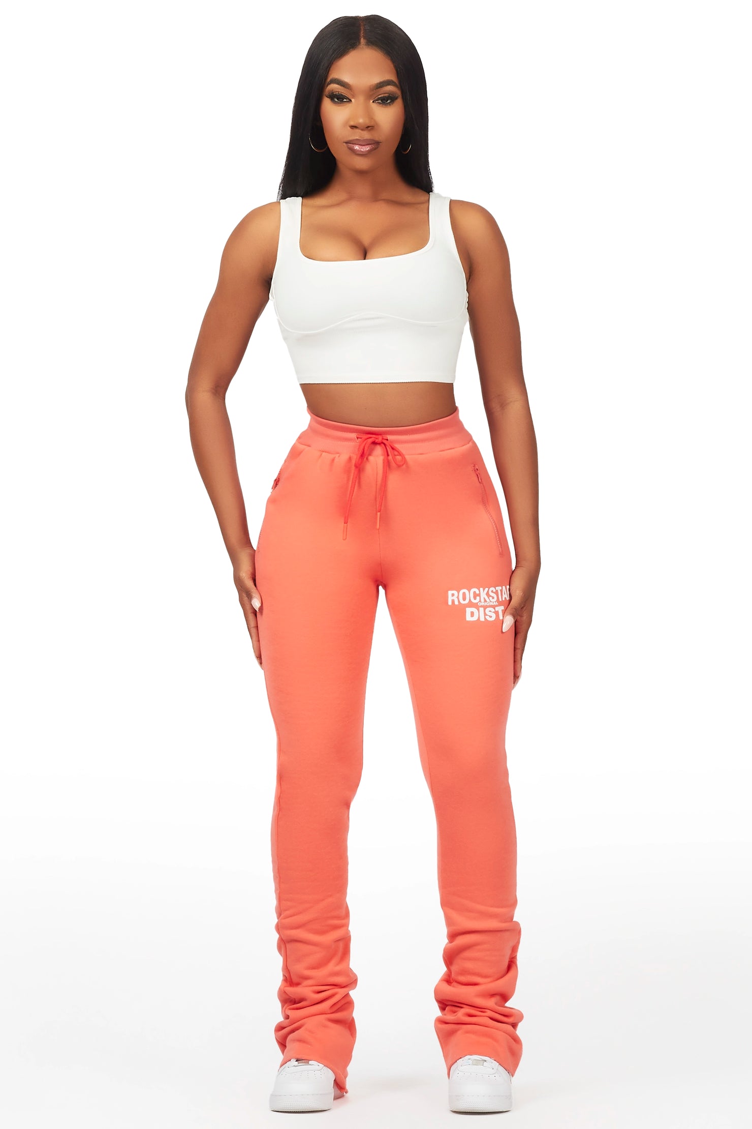 Juliana Coral Super Stacked Track Pant