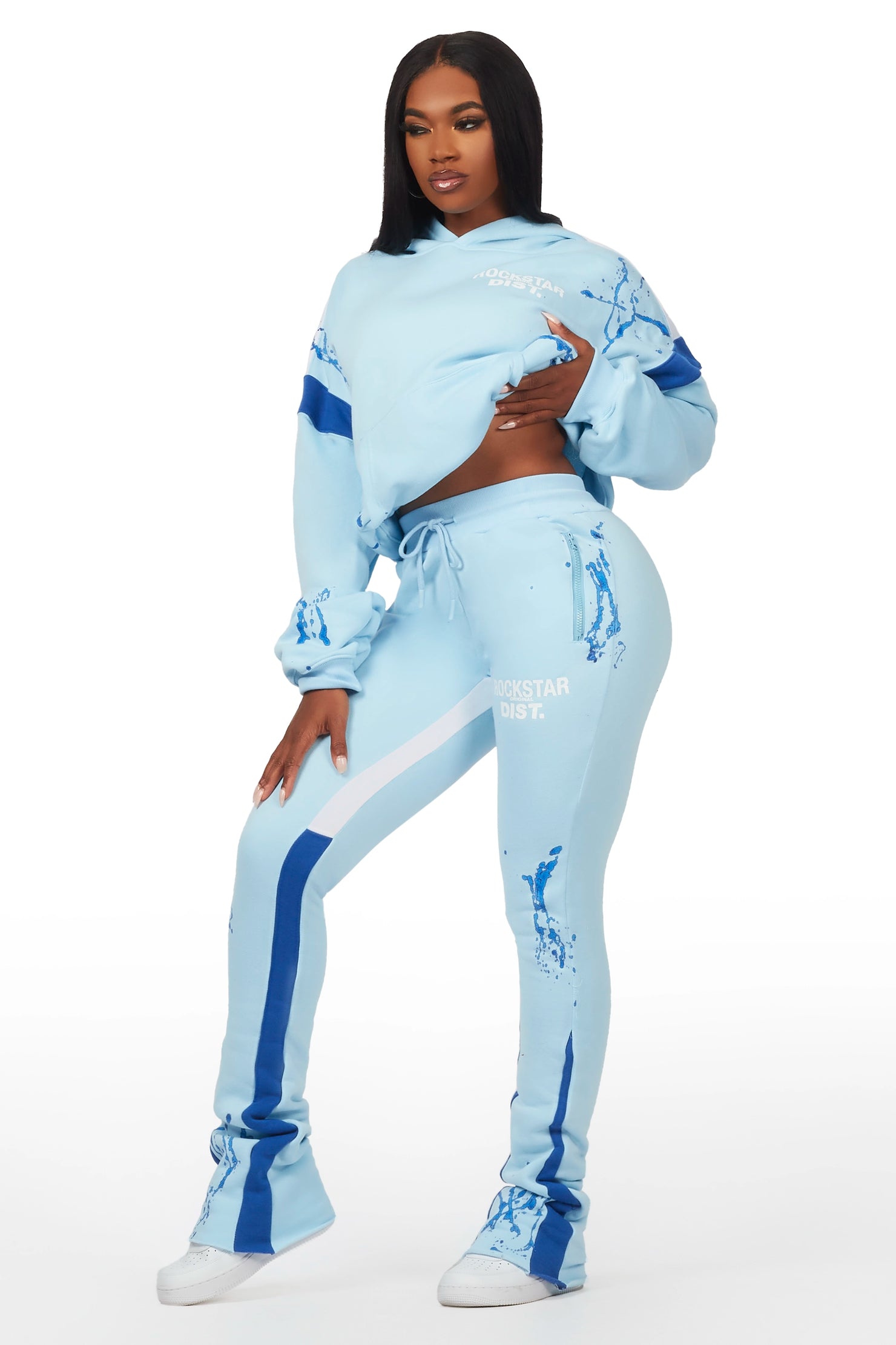 Kyteona Baby Blue Inset Stacked Trackset