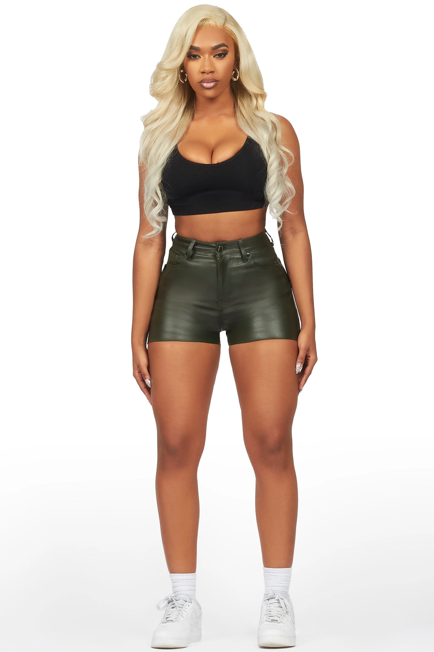 Tamry Olive PU Short