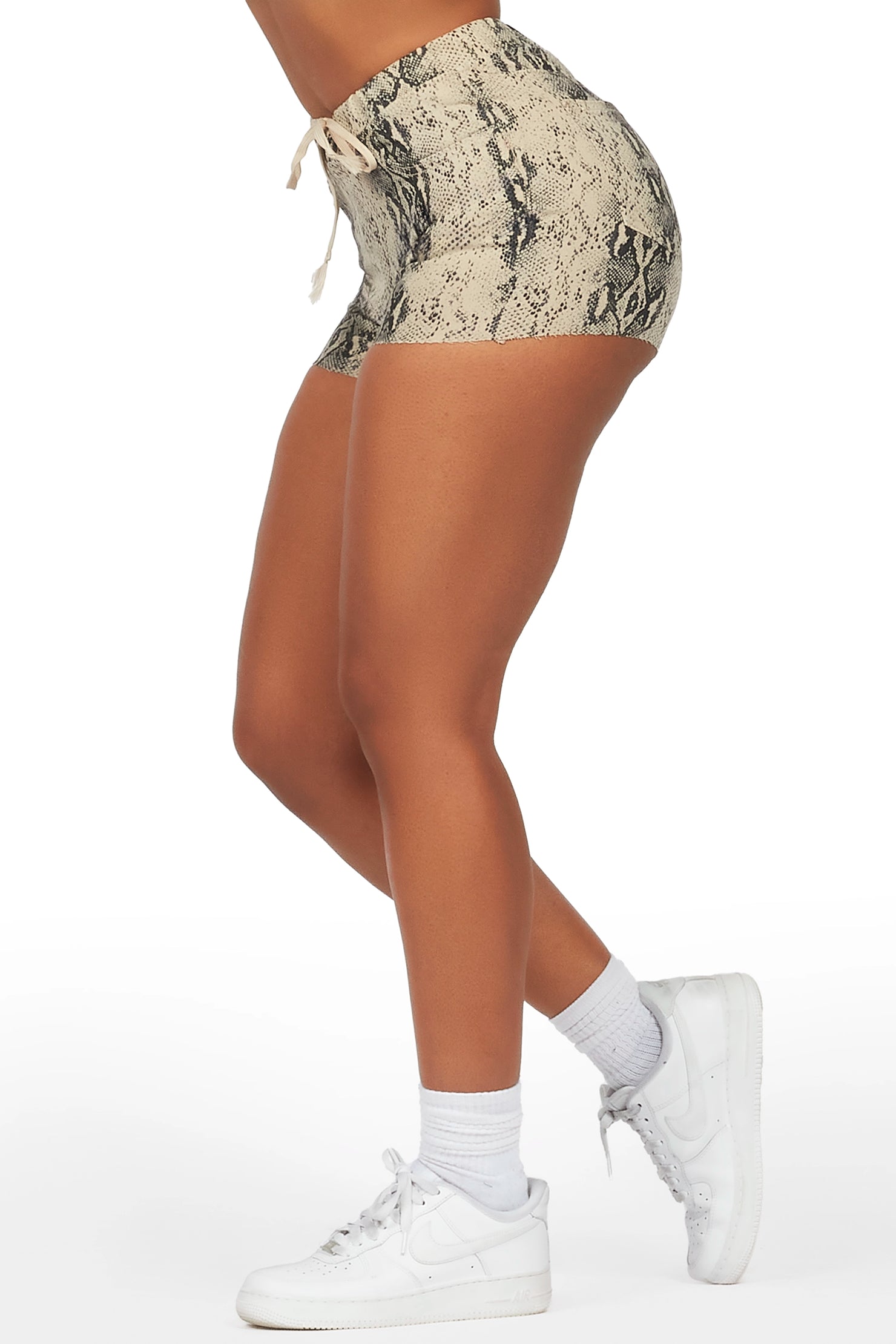 Jaylan Snakeskin Short