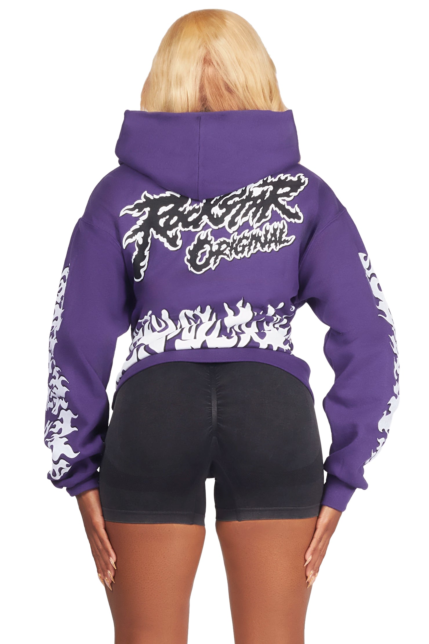 Karin Purple/Black Short Set