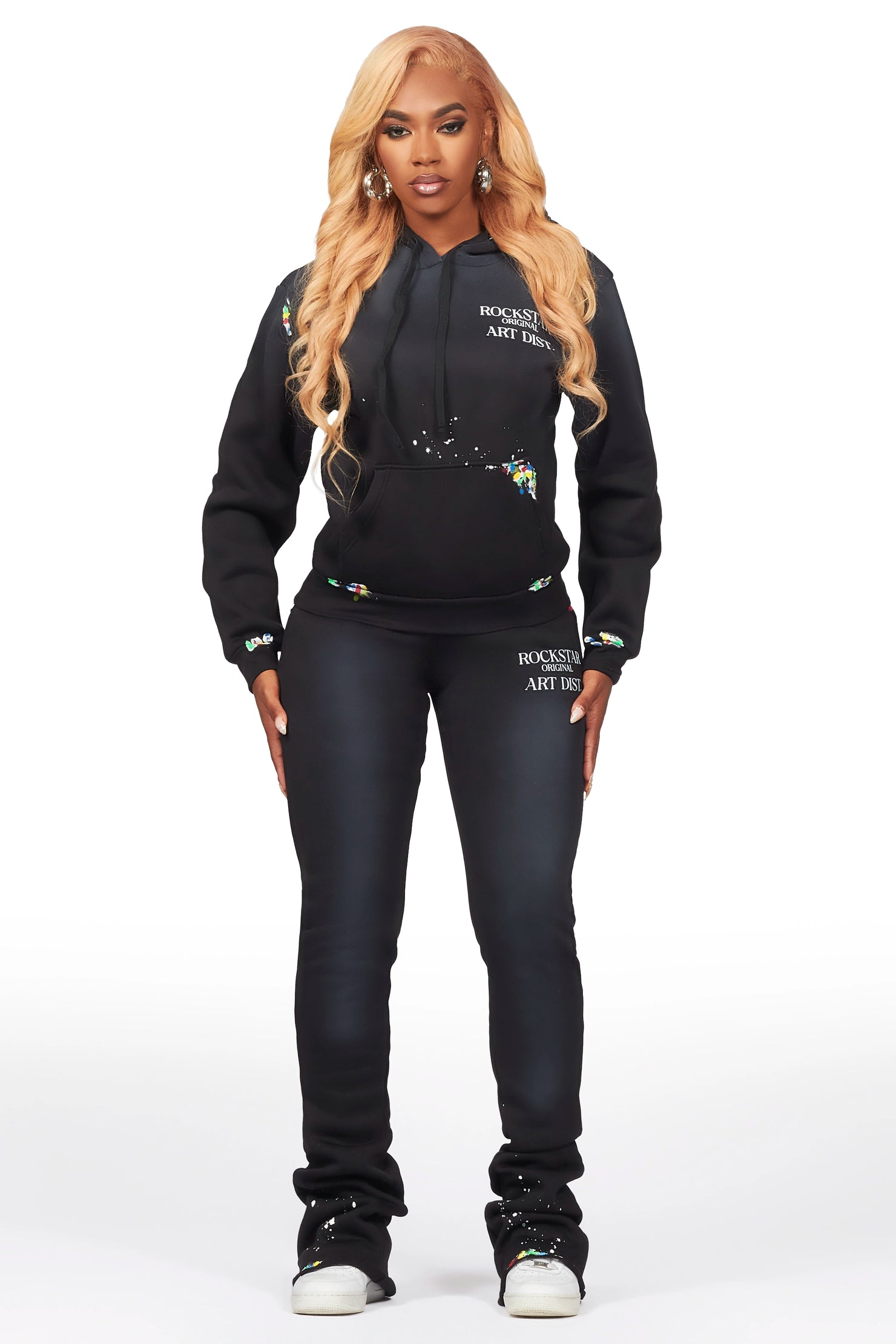 Nevaeh Black Super Stacked Trackset