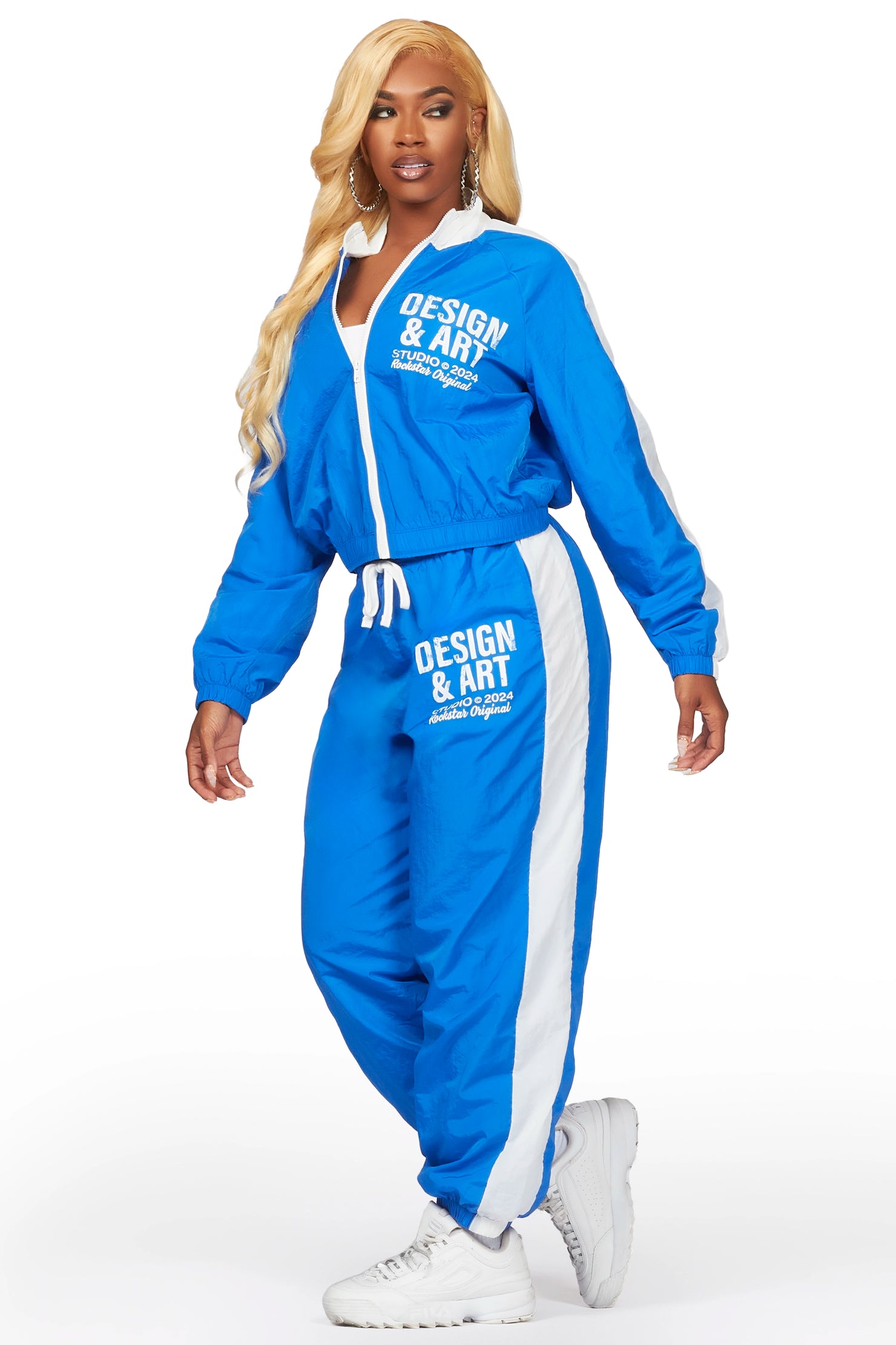 Lamanda Royal Blue Baggy Lightweight Trackset