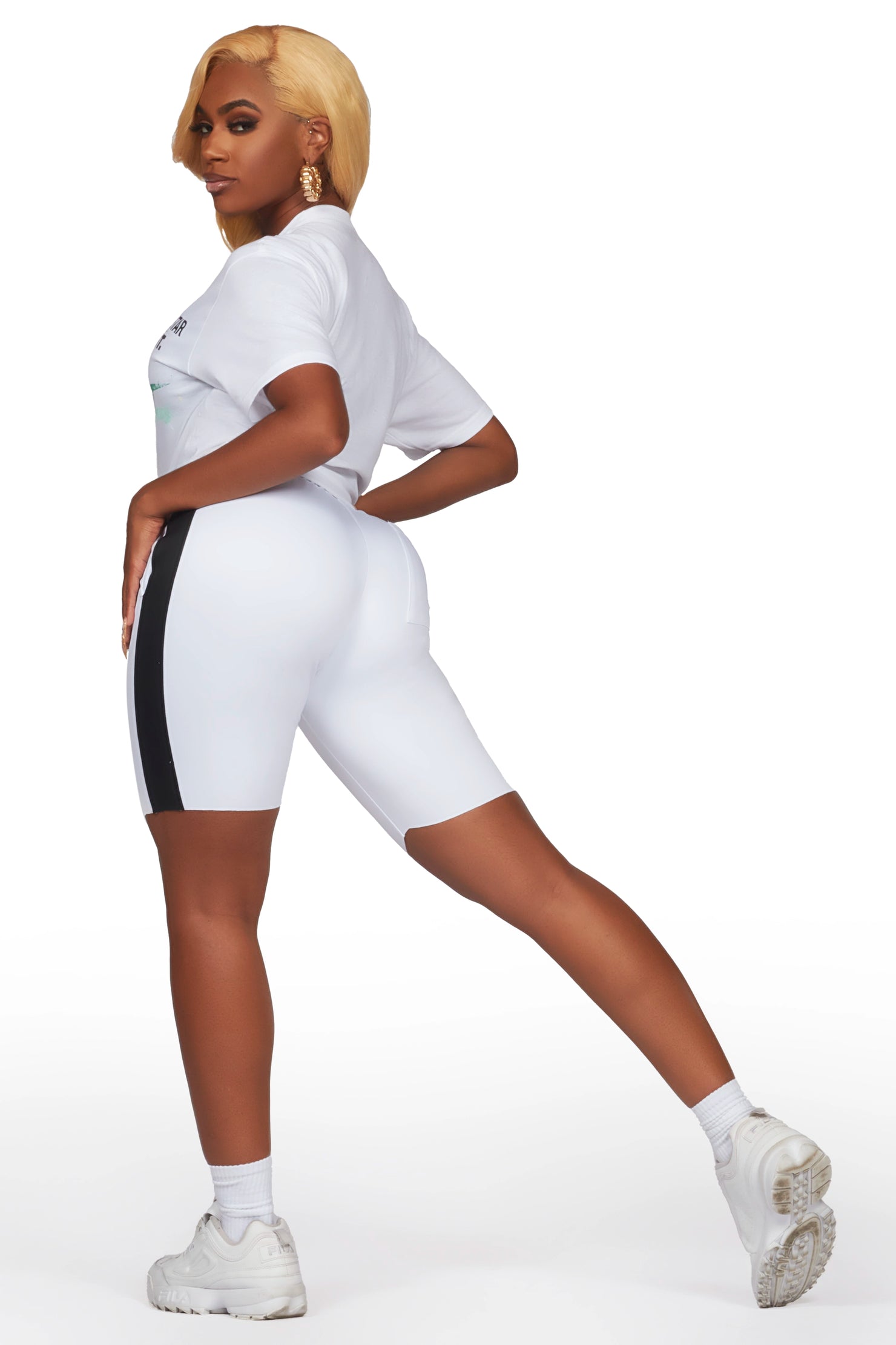 Deshauna White Short Set