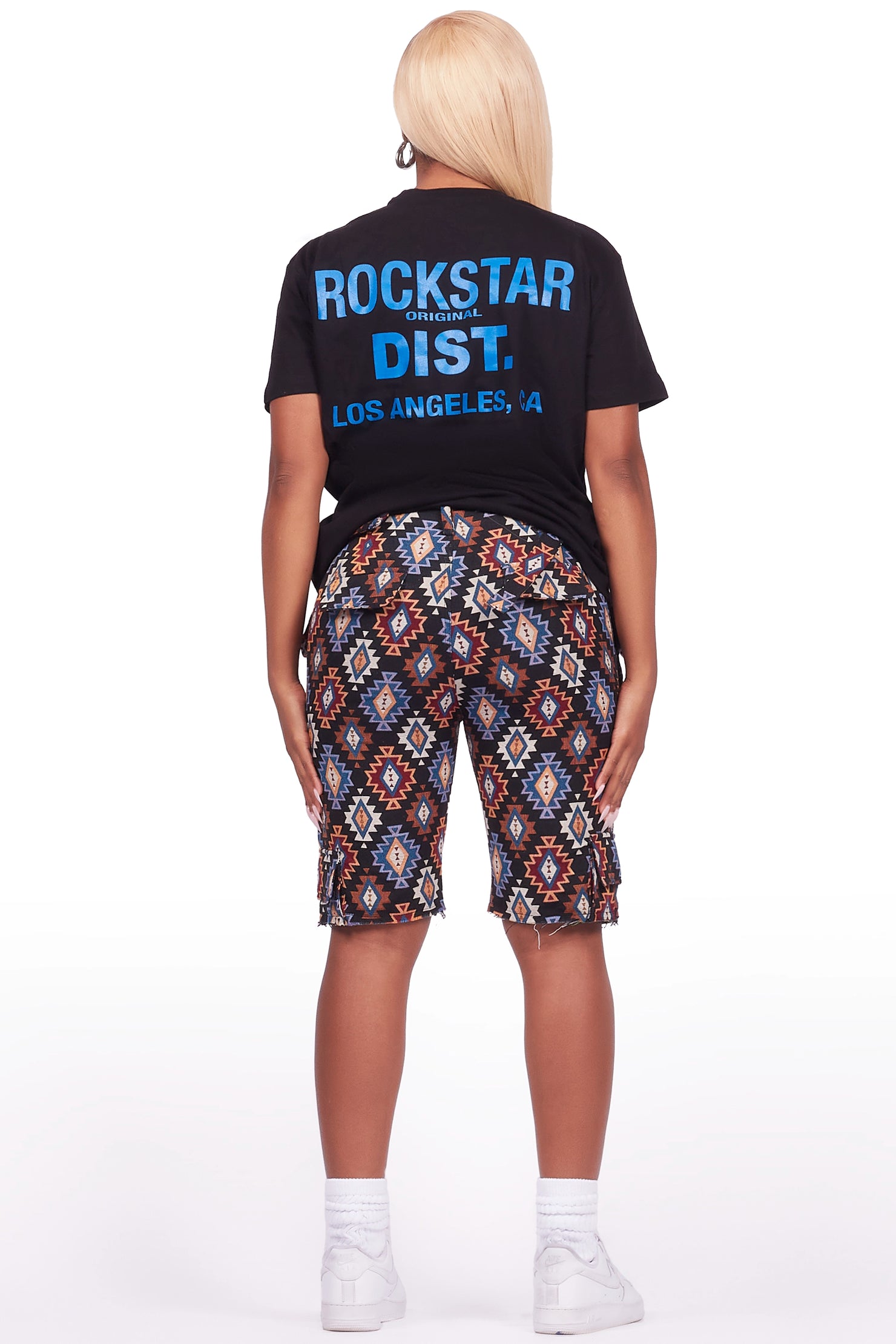 Andraila Black T-Shirt Short Set