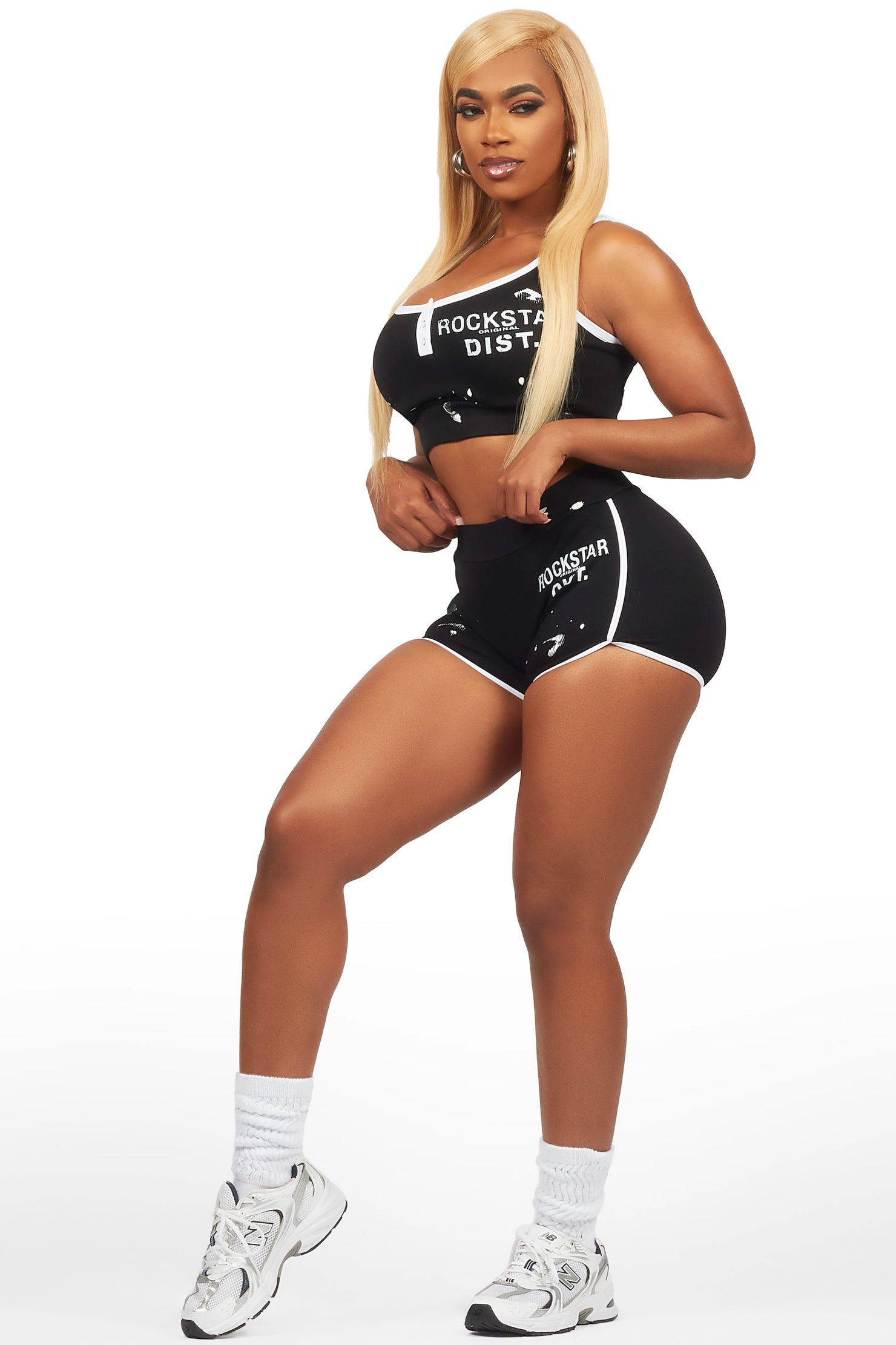 Tameka Black Short Set