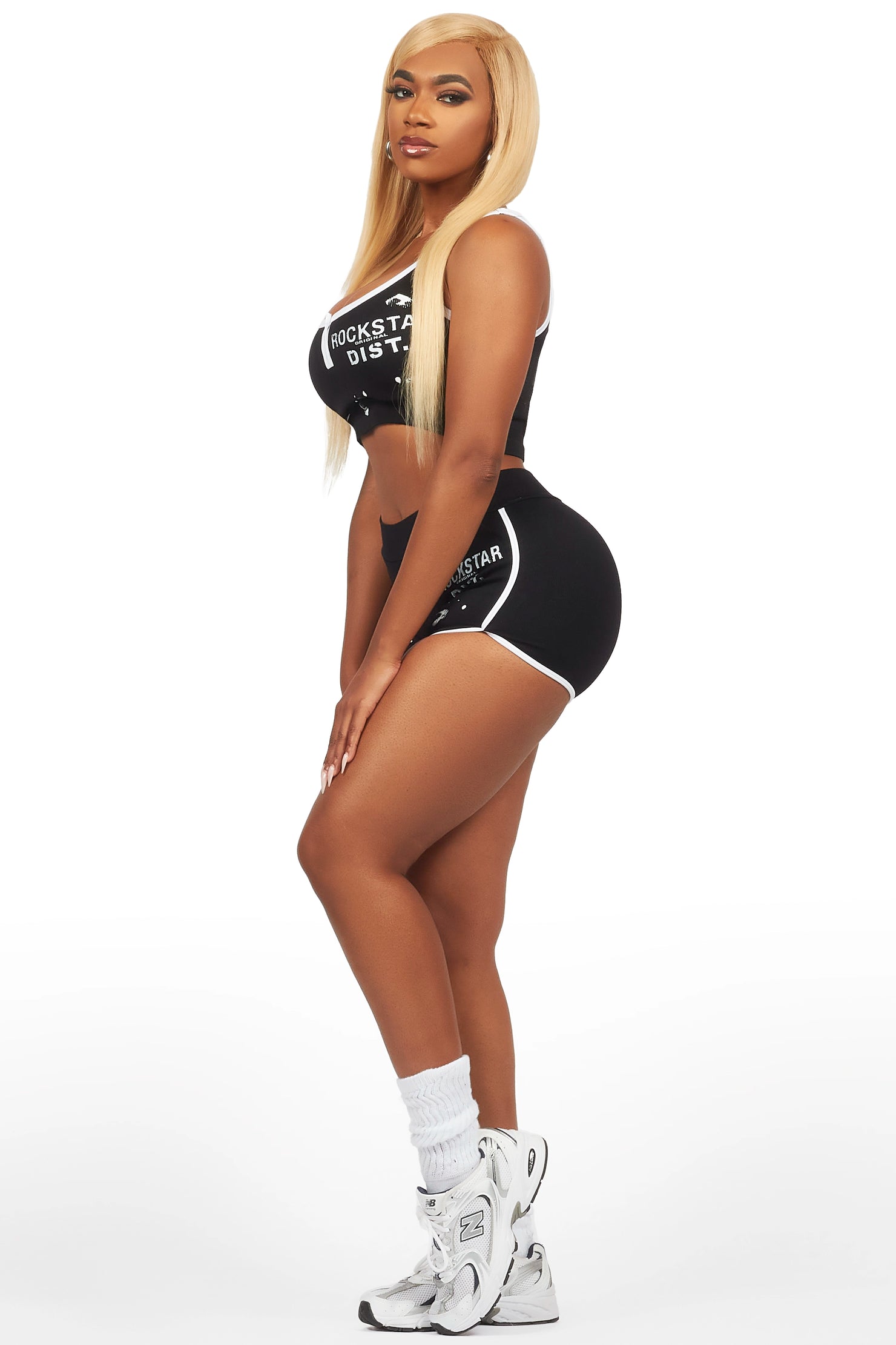 Tameka Black Short Set
