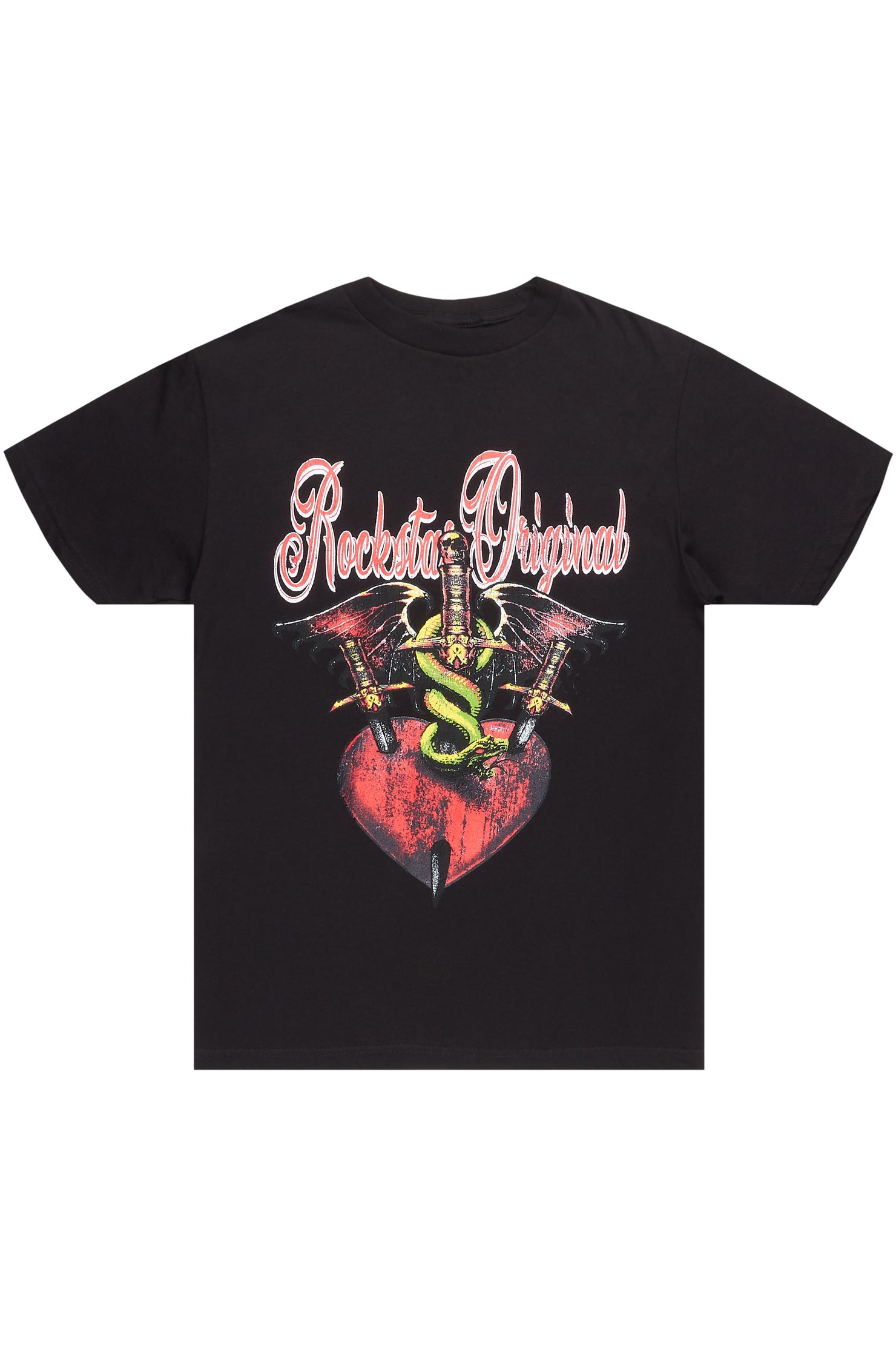 Maarz Black Graphic T-Shirt