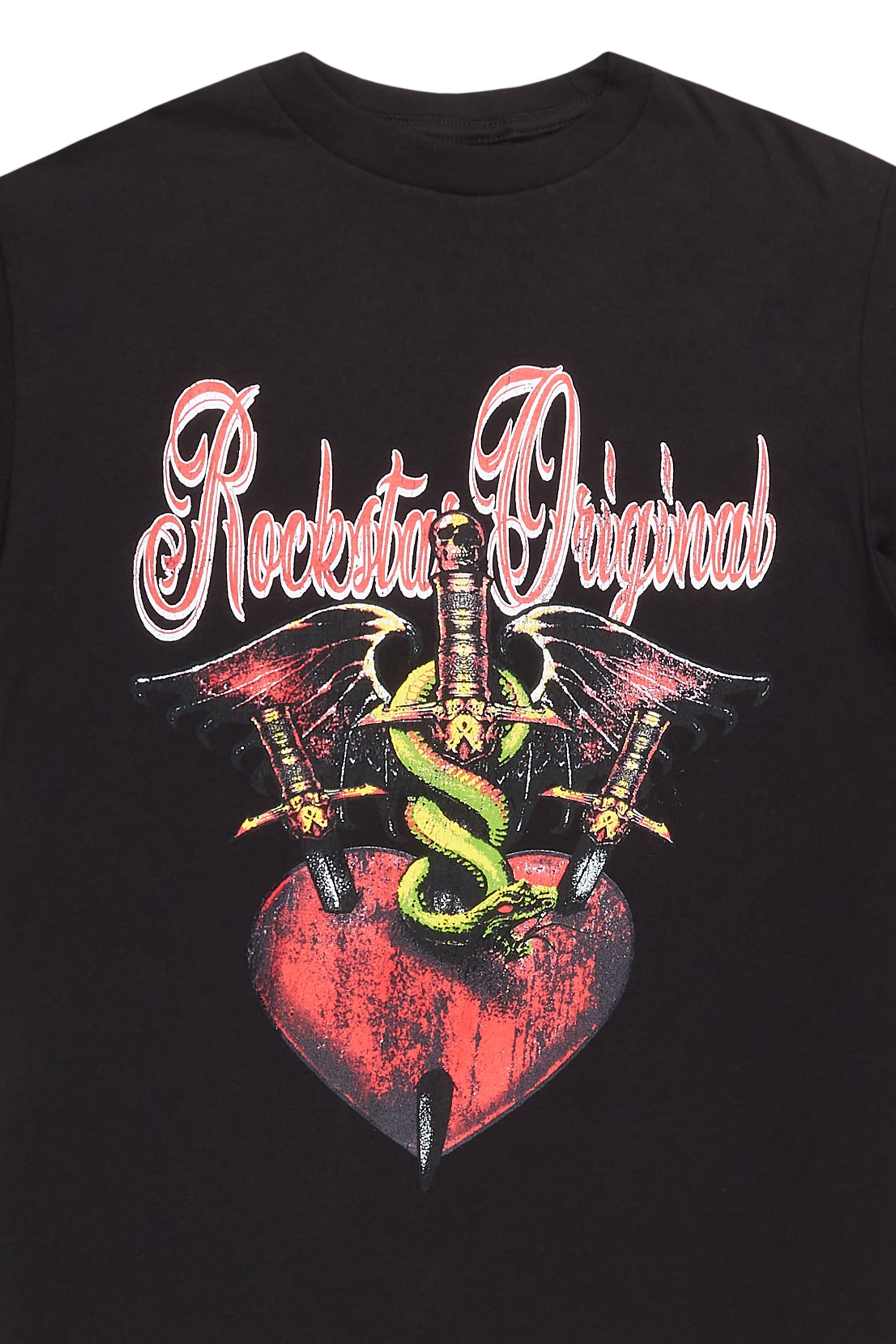 Maarz Black Graphic T-Shirt