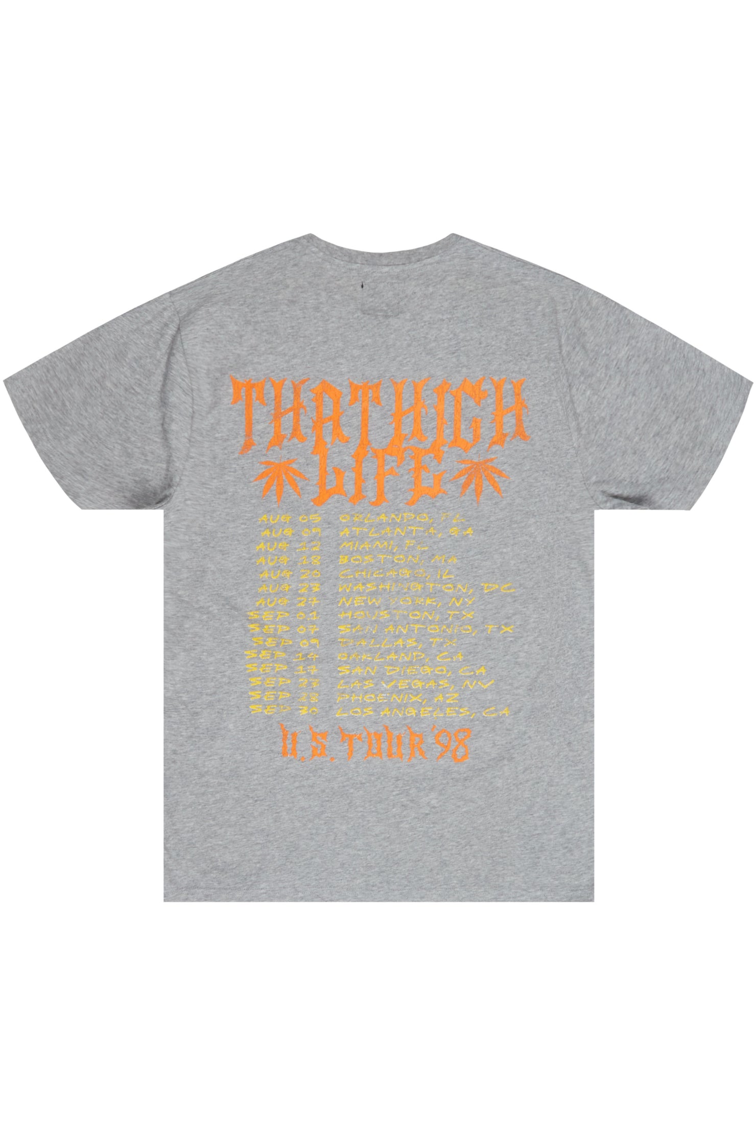 Manitol Grey Graphic T-Shirt