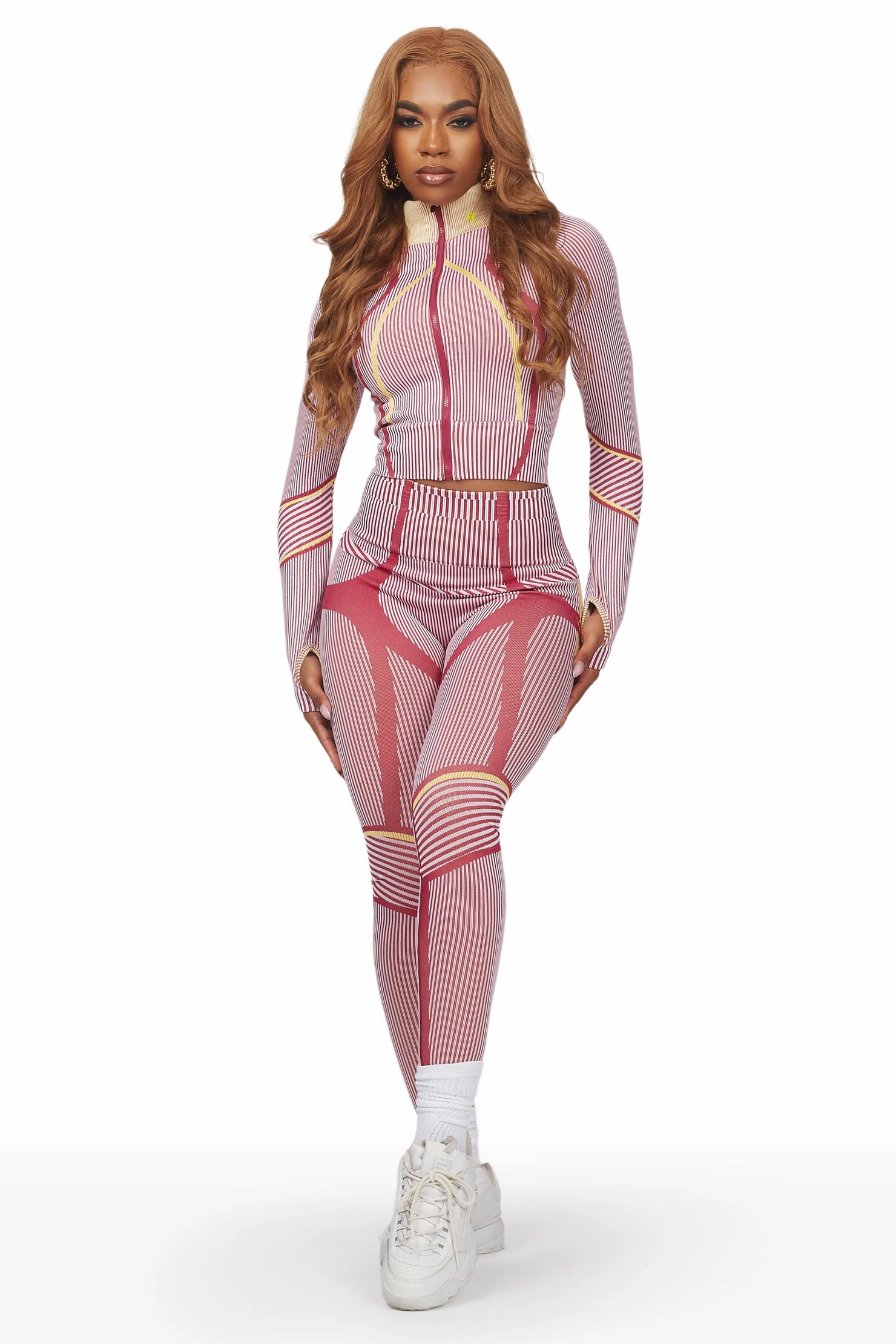 Melloyne Burgundy Active Set