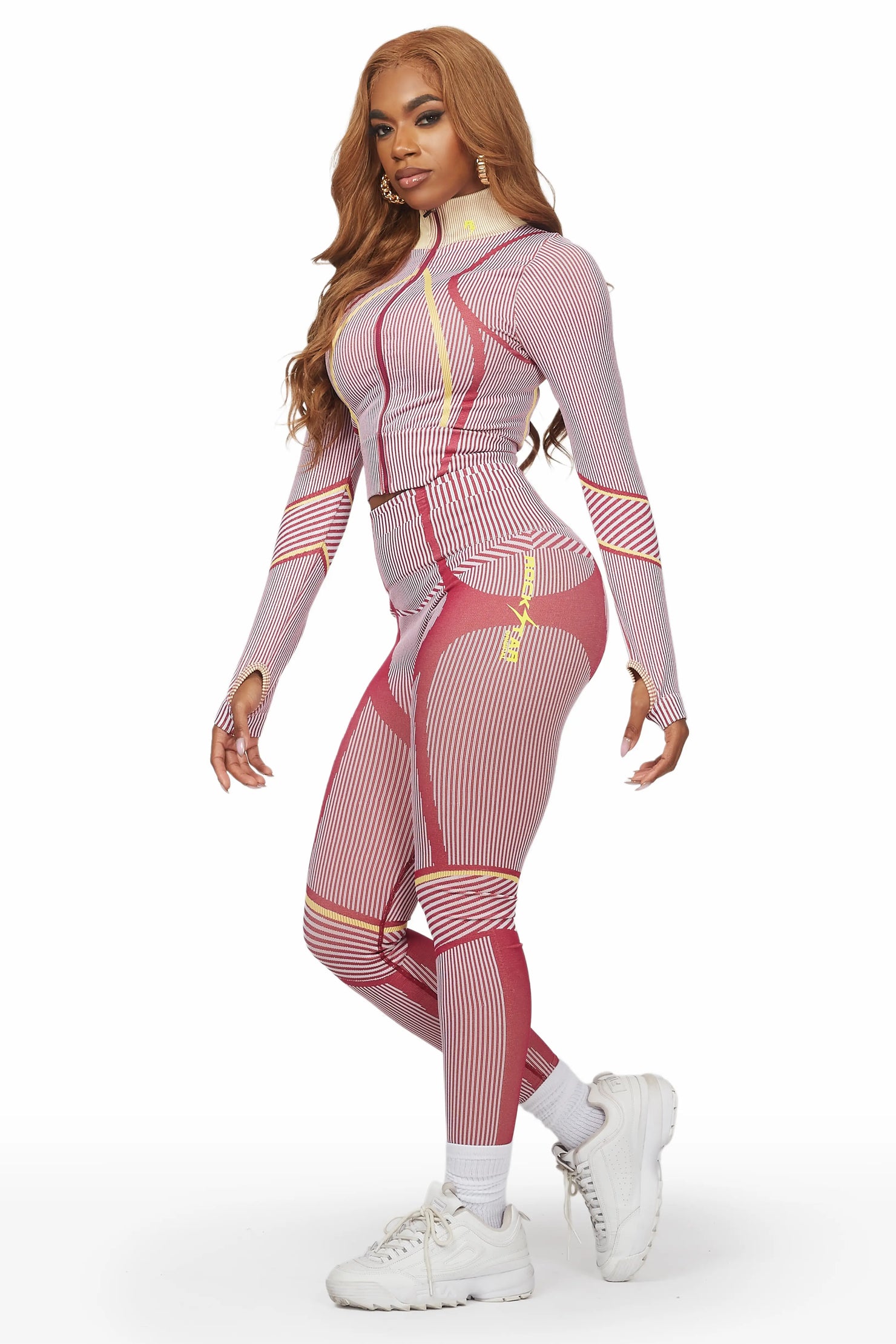 Melloyne Burgundy Active Set