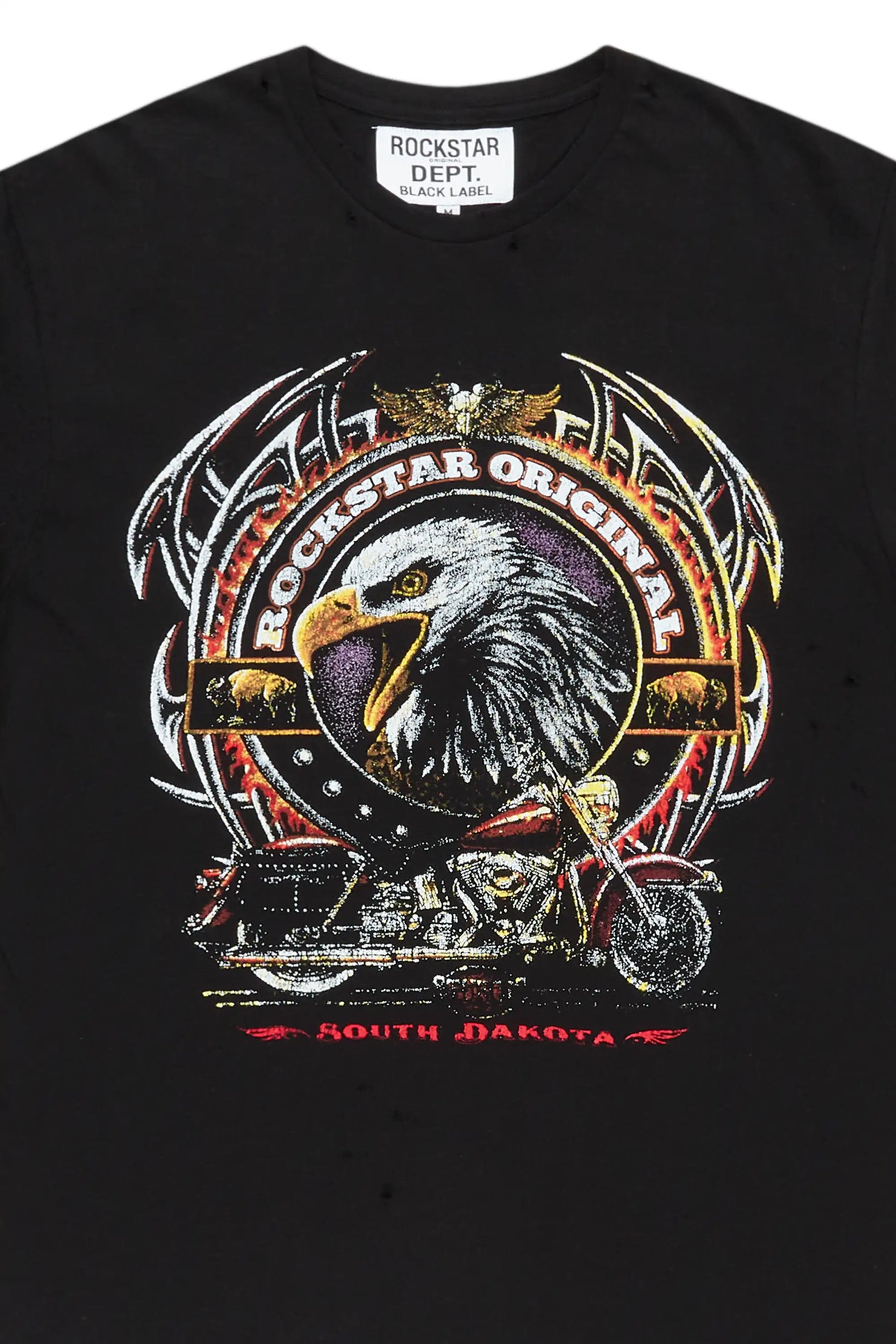 Mila Vintage Black Graphic T-Shirt