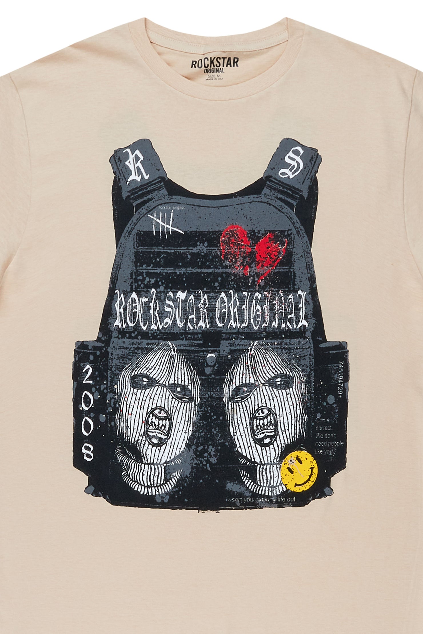 Mobbin Cream Graphic T-Shirt