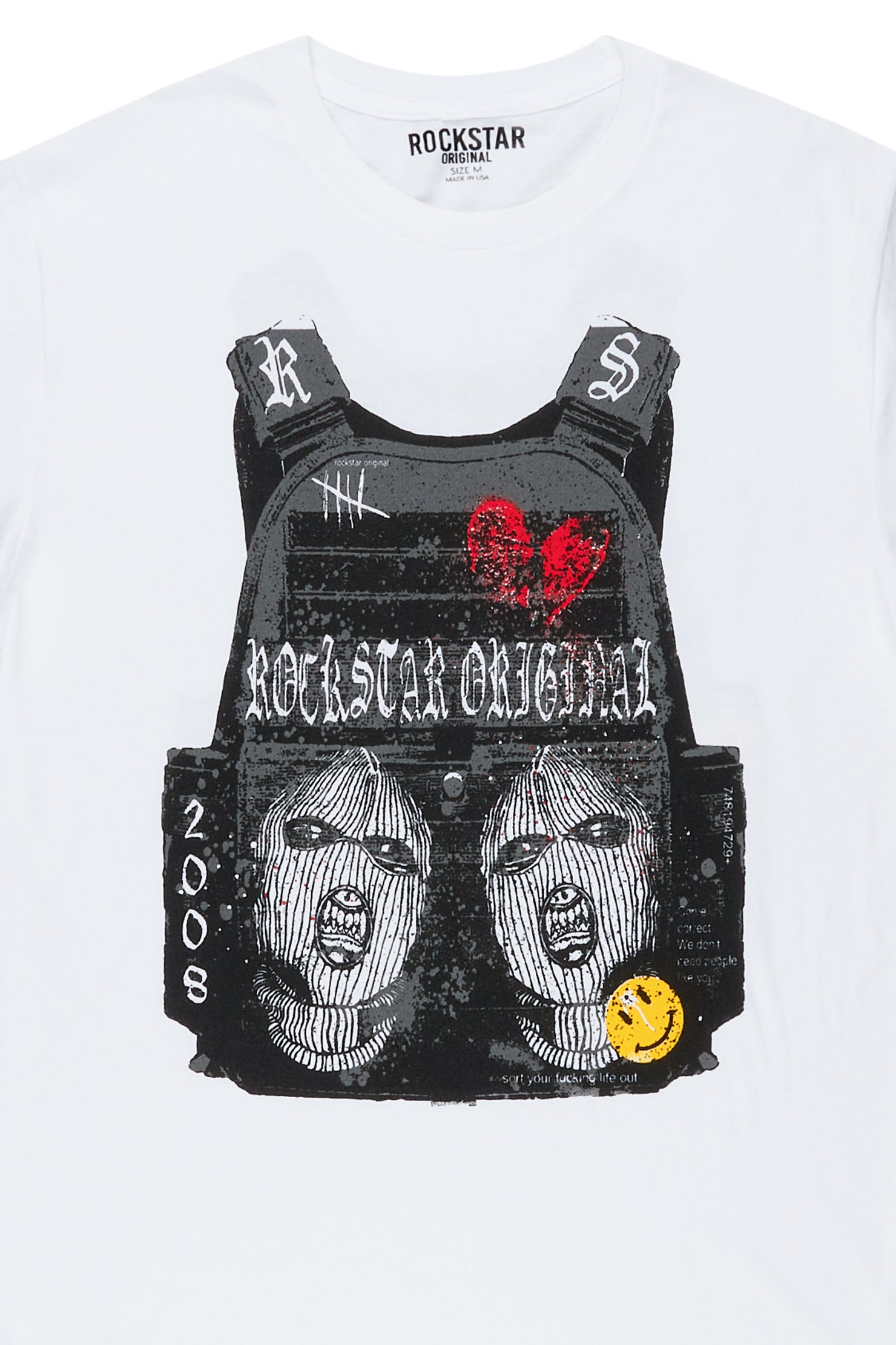 Mobbin White Graphic T-Shirt