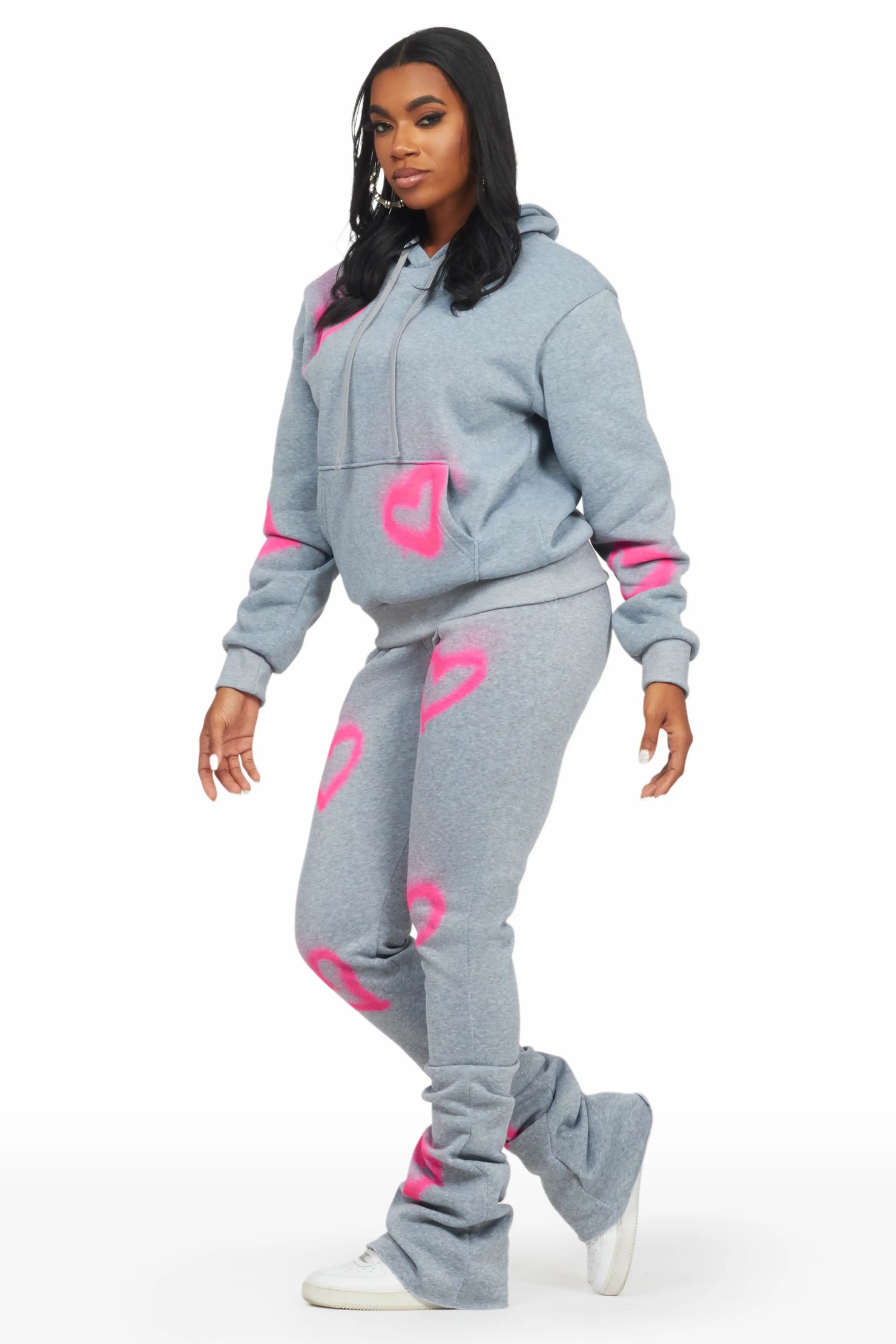 Monika Heather Grey Super Stacked Trackset