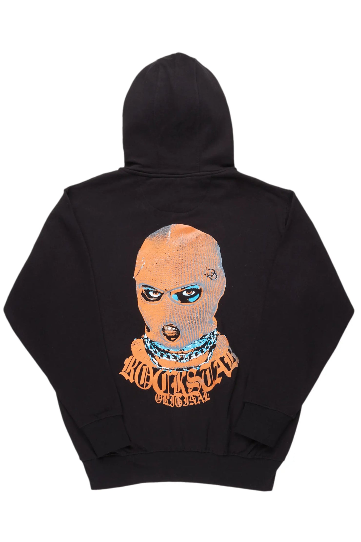 Murdra Graphic Black/Orange Hoodie