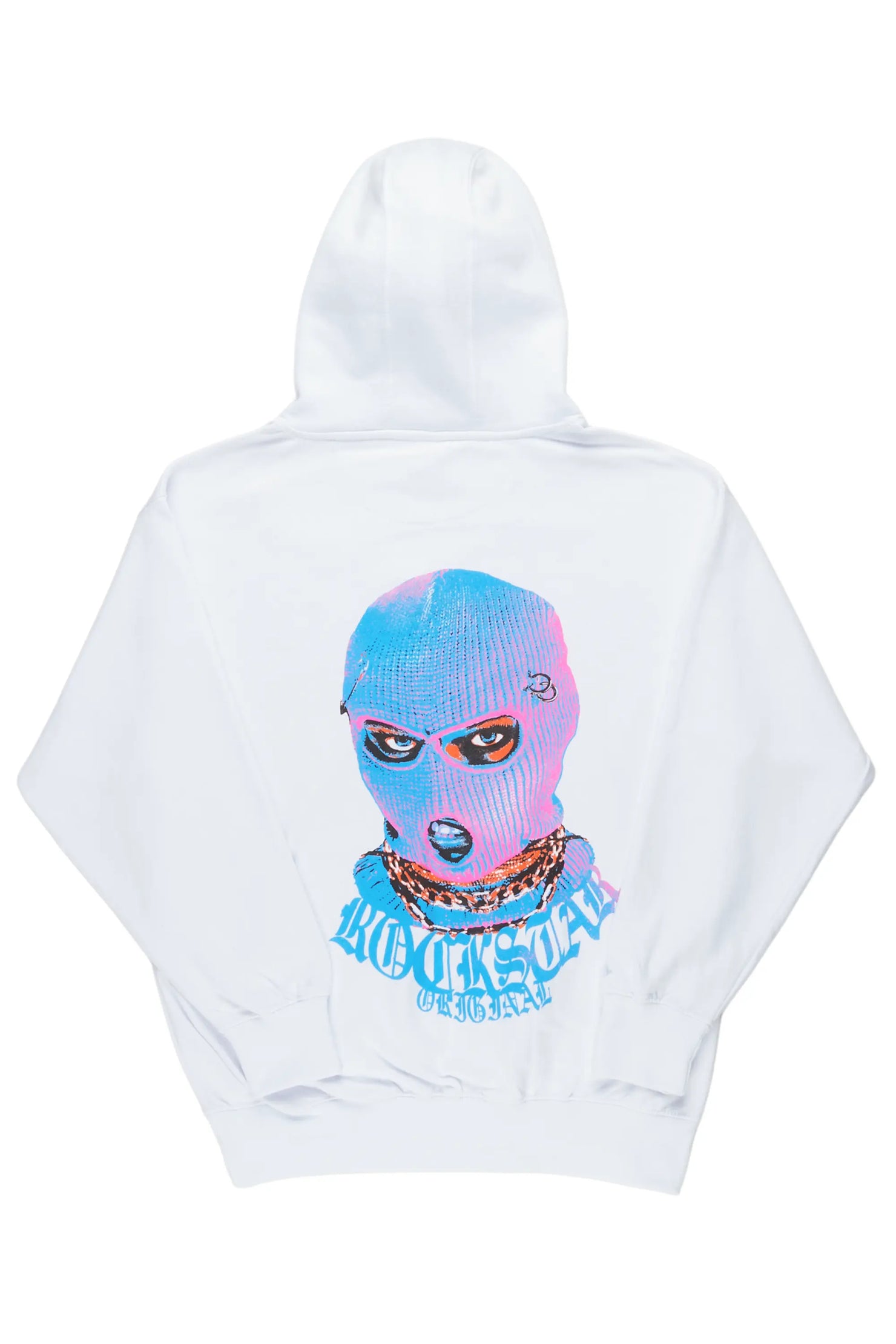 Murdra Graphic White/Blue Hoodie