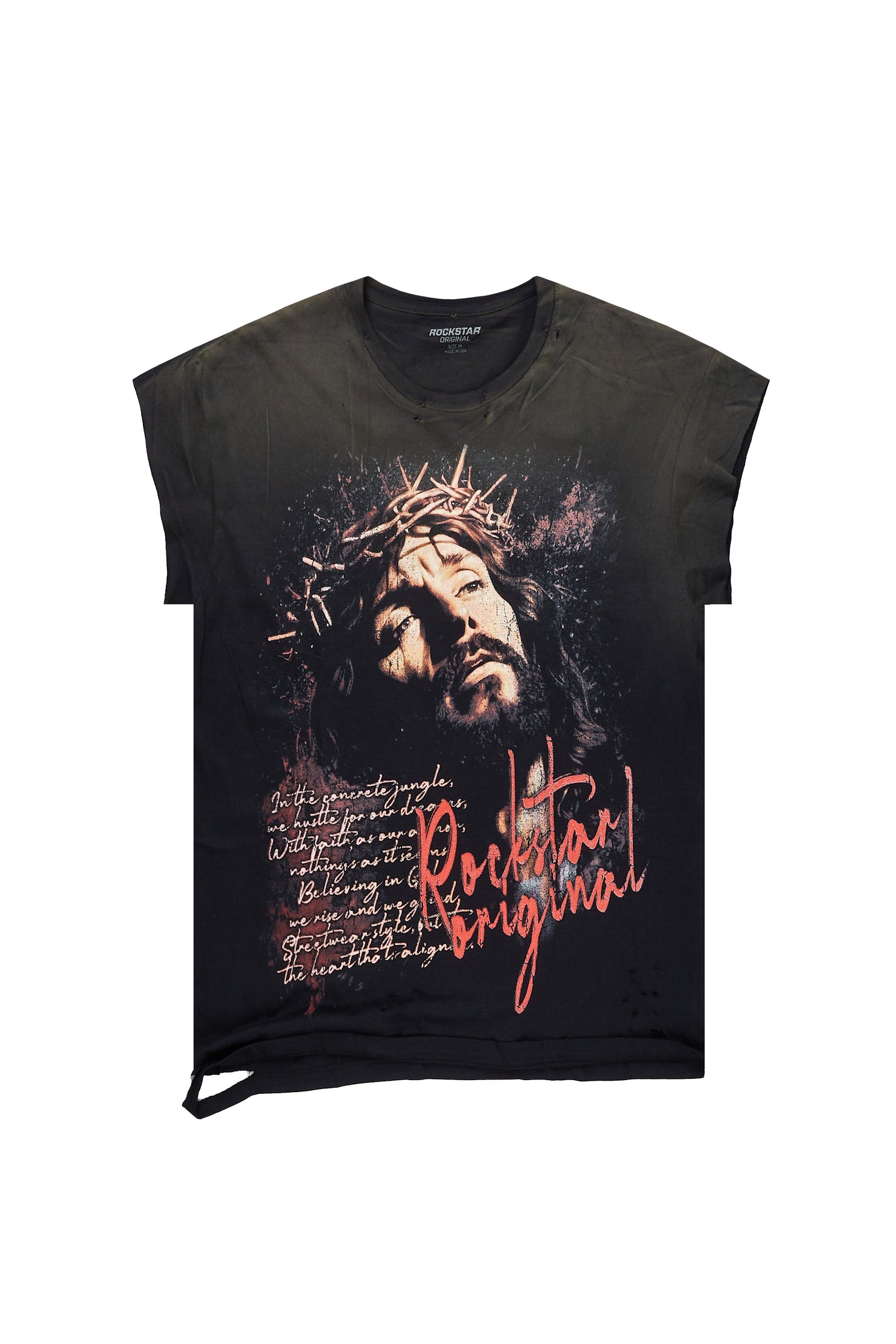 Nalu Black Graphic Muscle T-Shirt