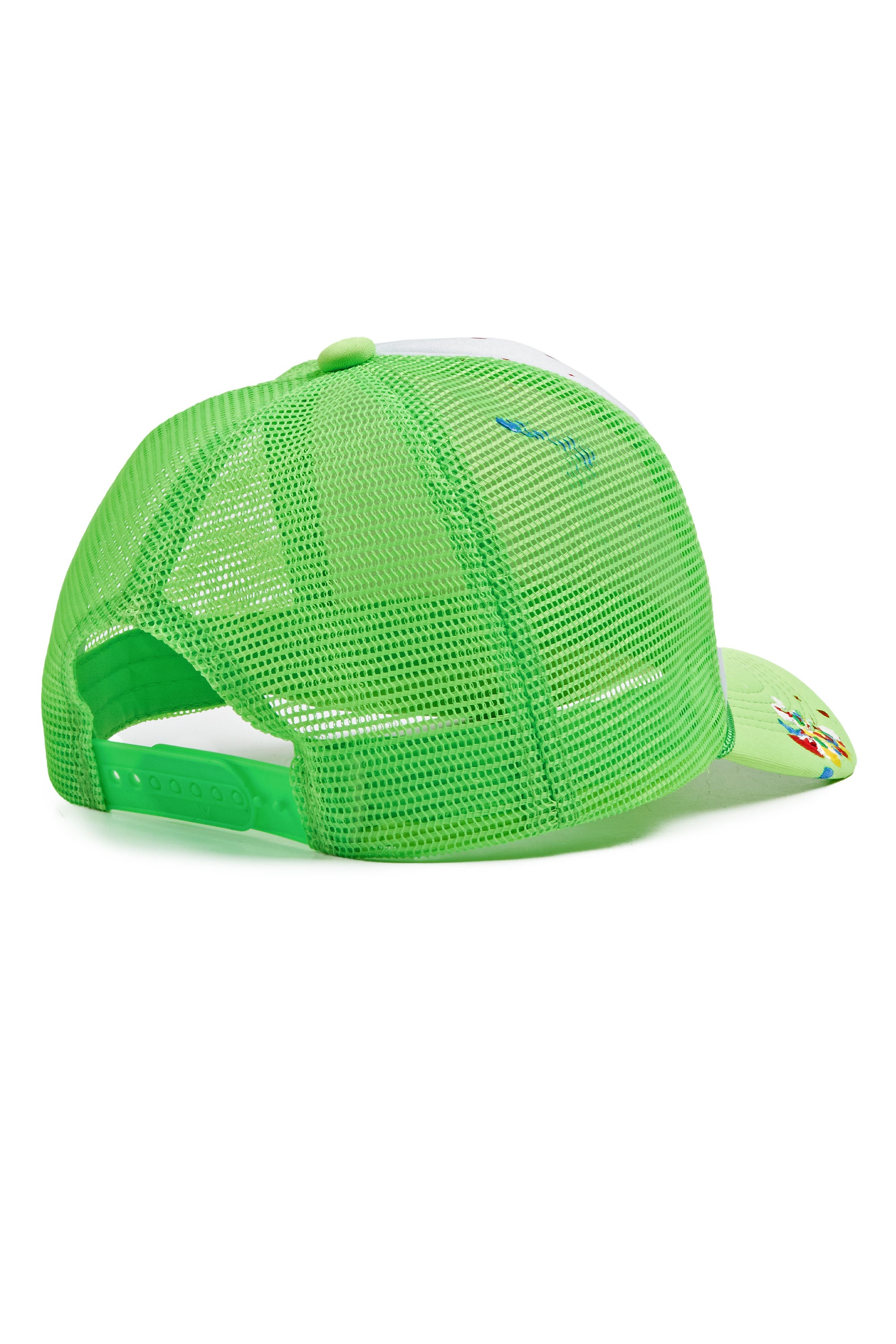 Neptune White/ Neon Green Trucker Hat