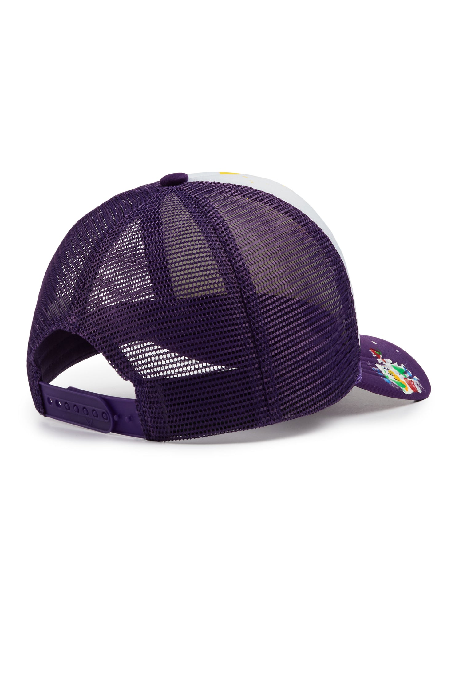 Neptune White/Purple Trucker Hat